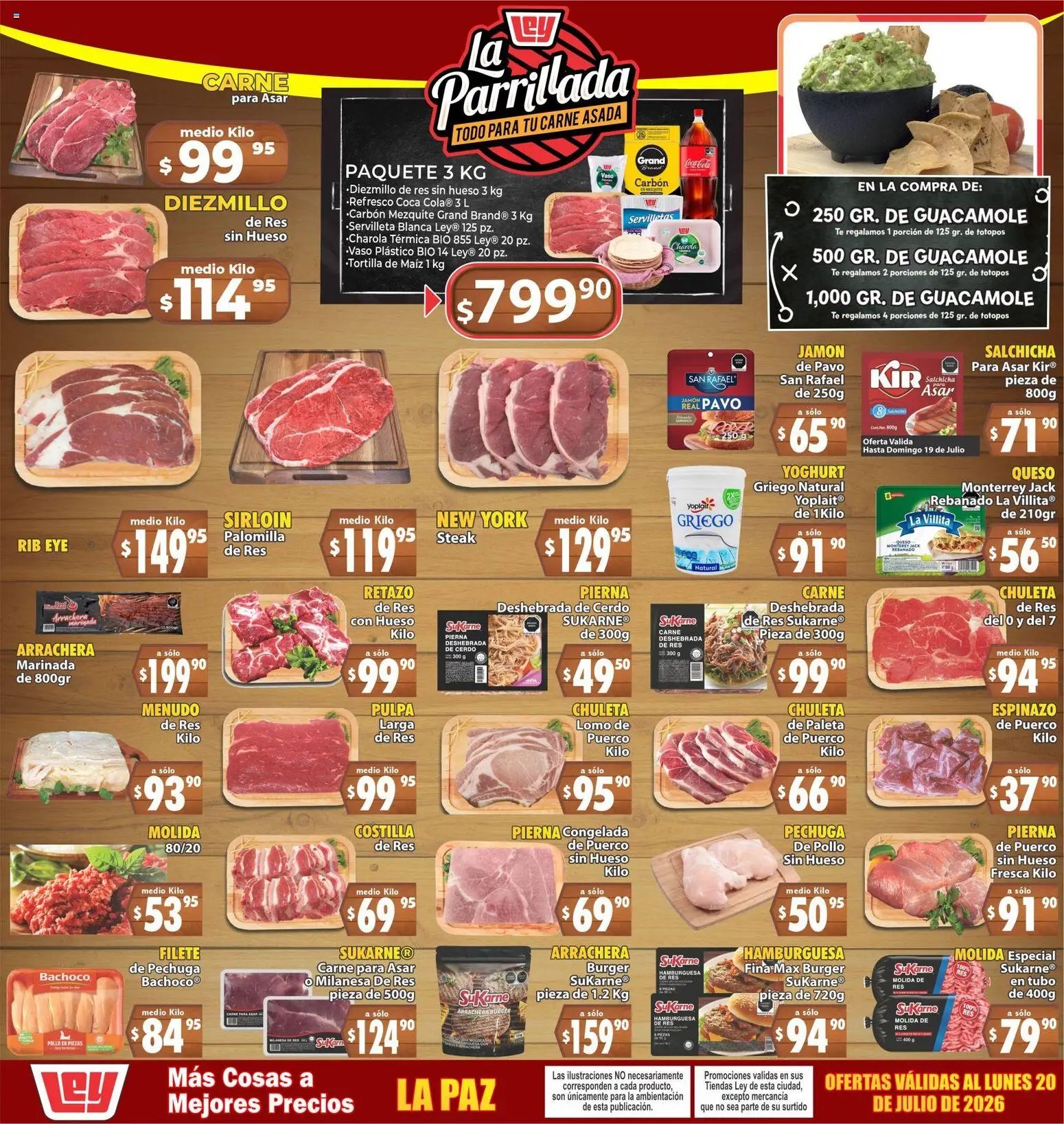 Casa Ley oferta desde 18/07/2026 Casa Ley folleto La parrillada