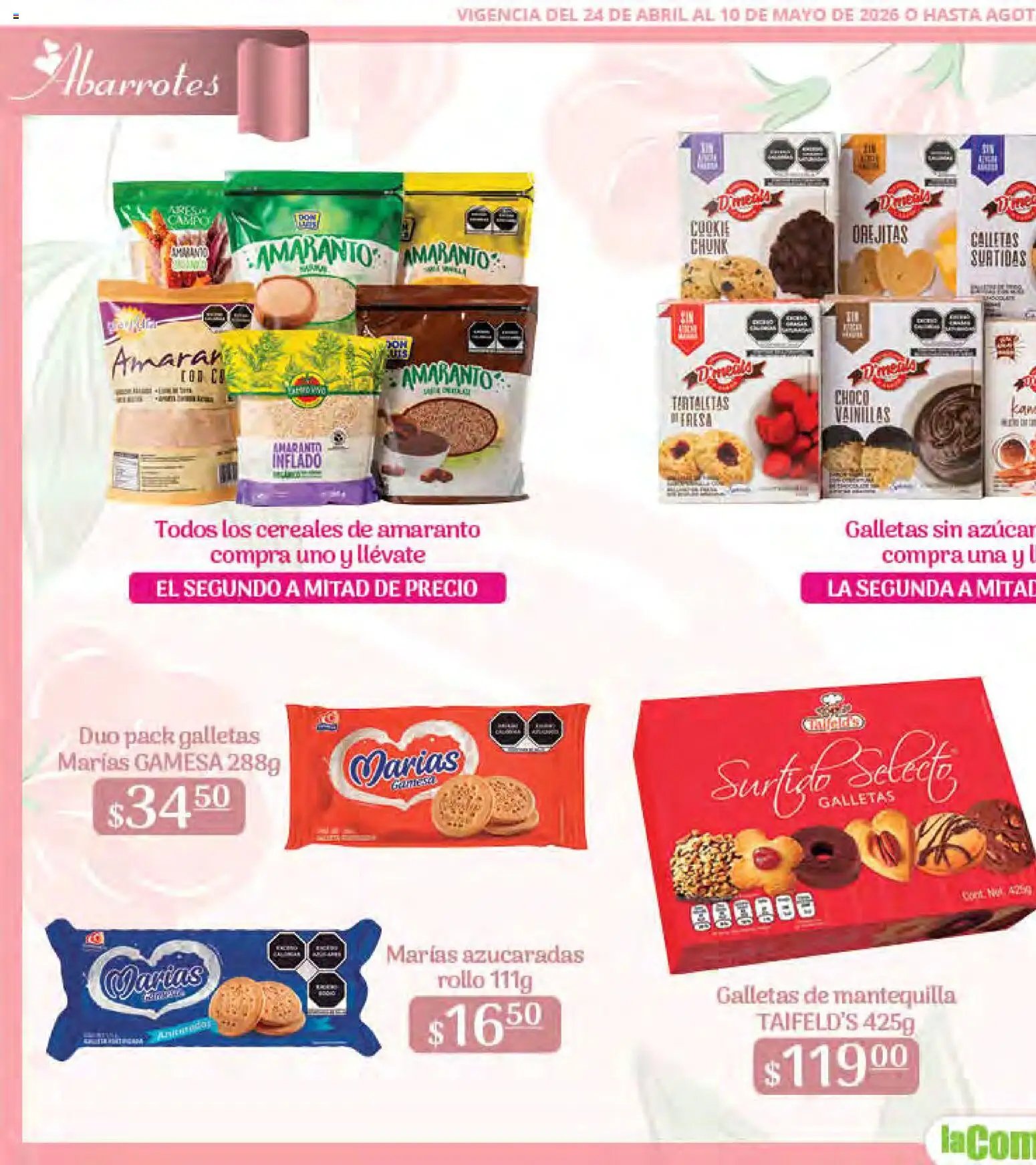 La Comer oferta desde 24/04/2026 La Comer folleto Mamá es lo más importante (2026-04-24 - 2026-05-10)