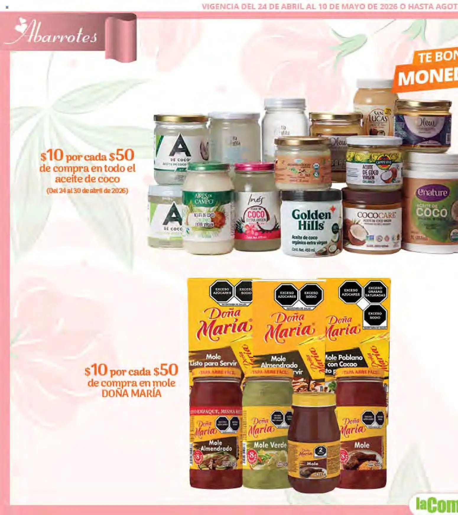 La Comer oferta desde 24/04/2026 La Comer folleto Mamá es lo más importante (2026-04-24 - 2026-05-10)