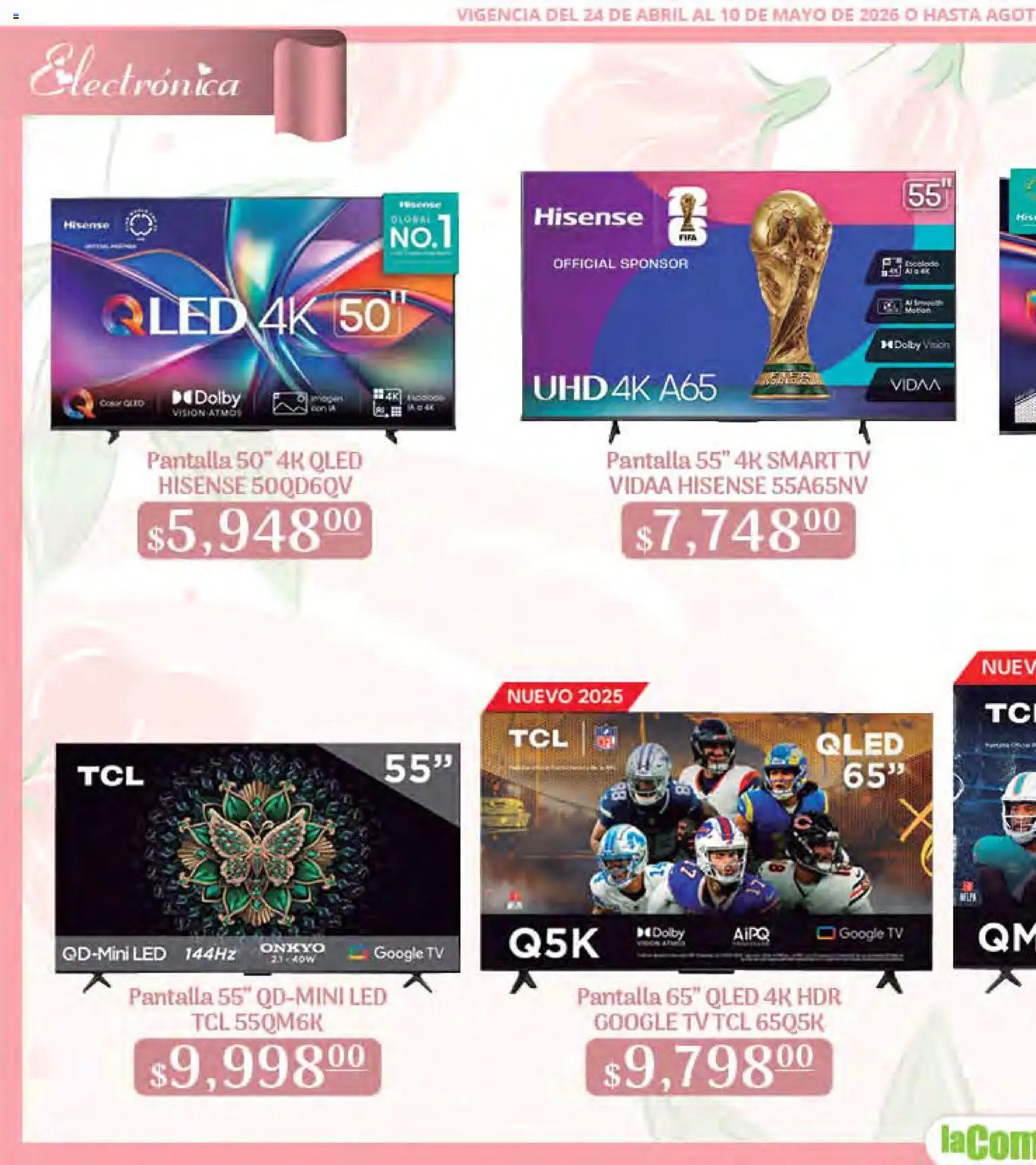 La Comer oferta desde 24/04/2026 La Comer folleto Mamá es lo más importante (2026-04-24 - 2026-05-10)