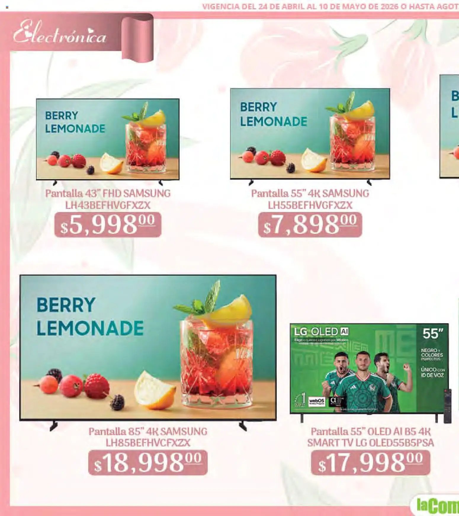 La Comer oferta desde 24/04/2026 La Comer folleto Mamá es lo más importante (2026-04-24 - 2026-05-10)