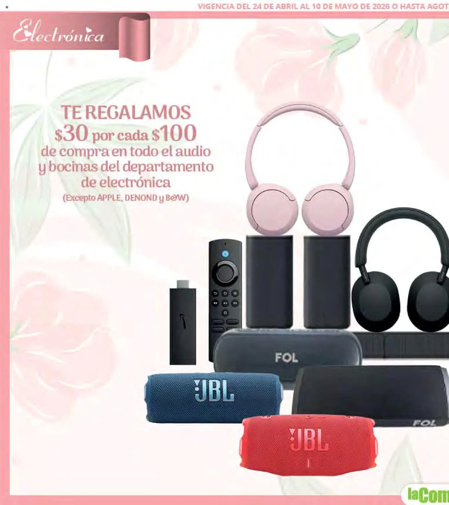 La Comer oferta desde 24/04/2026 La Comer folleto Mamá es lo más importante (2026-04-24 - 2026-05-10)