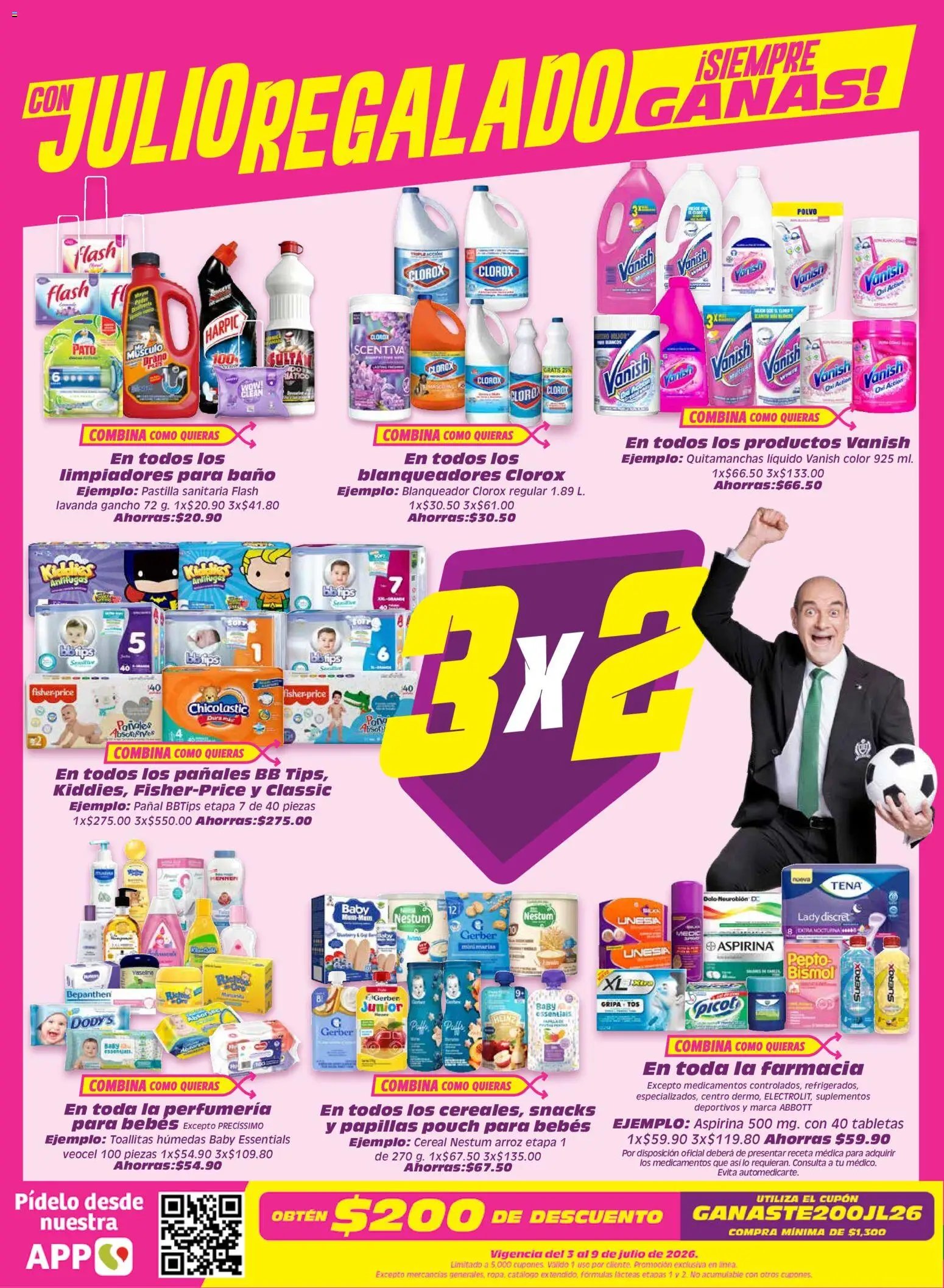 Soriana oferta desde 03/07/2026 Soriana Julio Regalado Súper Nacional