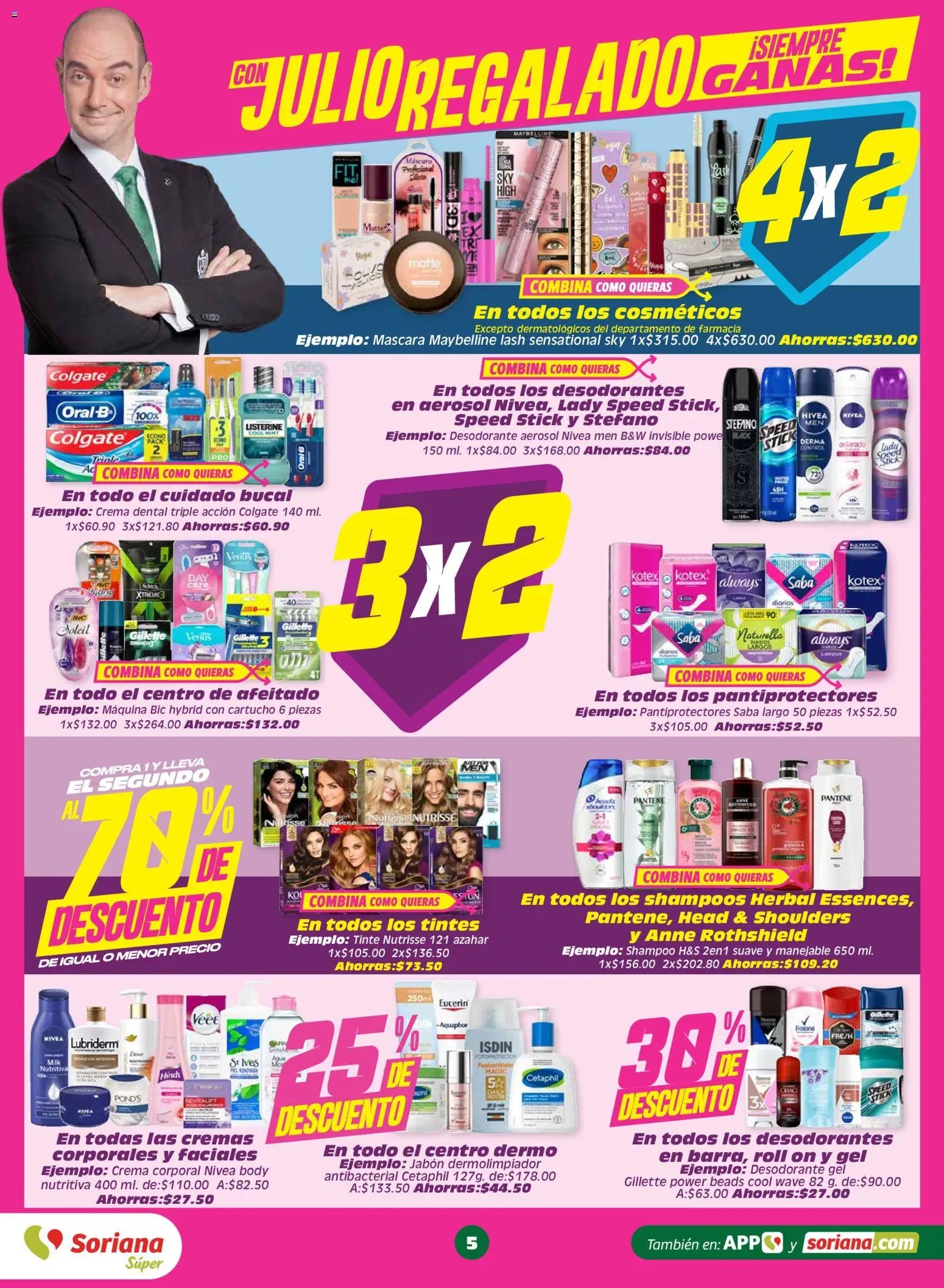 Soriana oferta desde 03/07/2026 Soriana Julio Regalado Súper Nacional