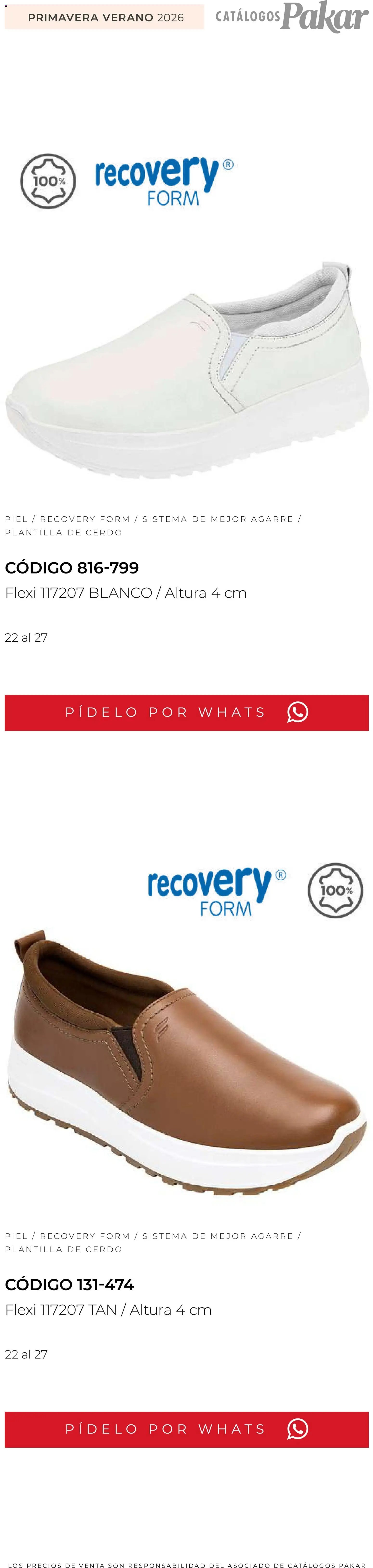 SC Pakar oferta desde 04/03/2026 SC Pakar catálogo Flexi PV26