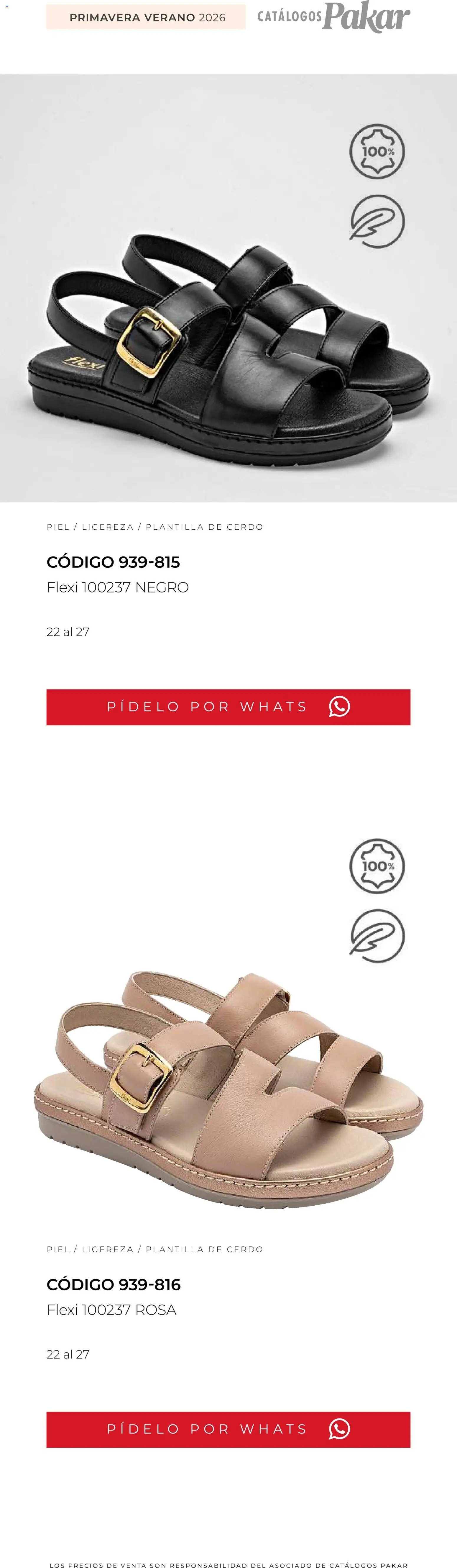 SC Pakar oferta desde 04/03/2026 SC Pakar catálogo Flexi PV26