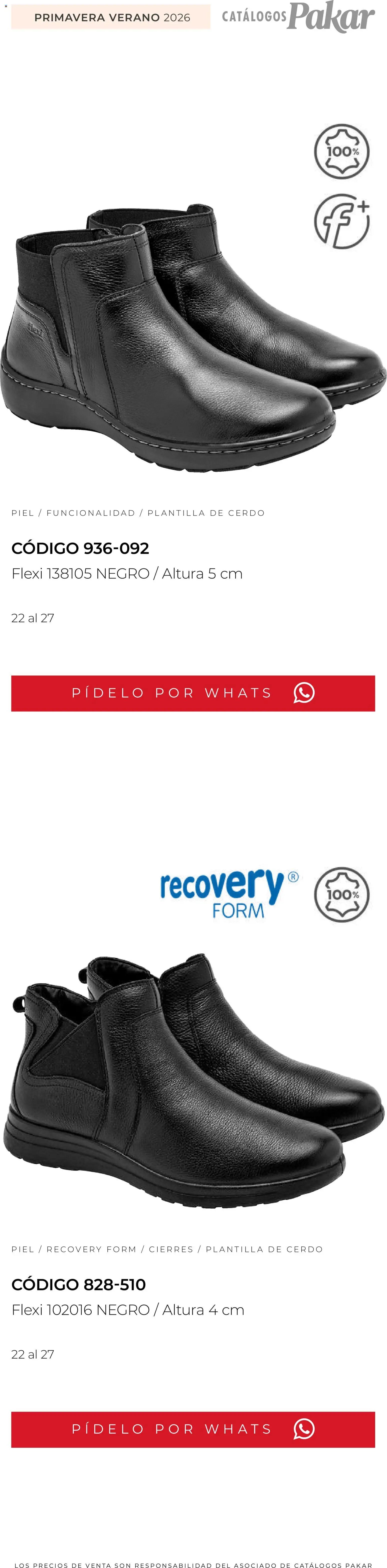SC Pakar oferta desde 04/03/2026 SC Pakar catálogo Flexi PV26