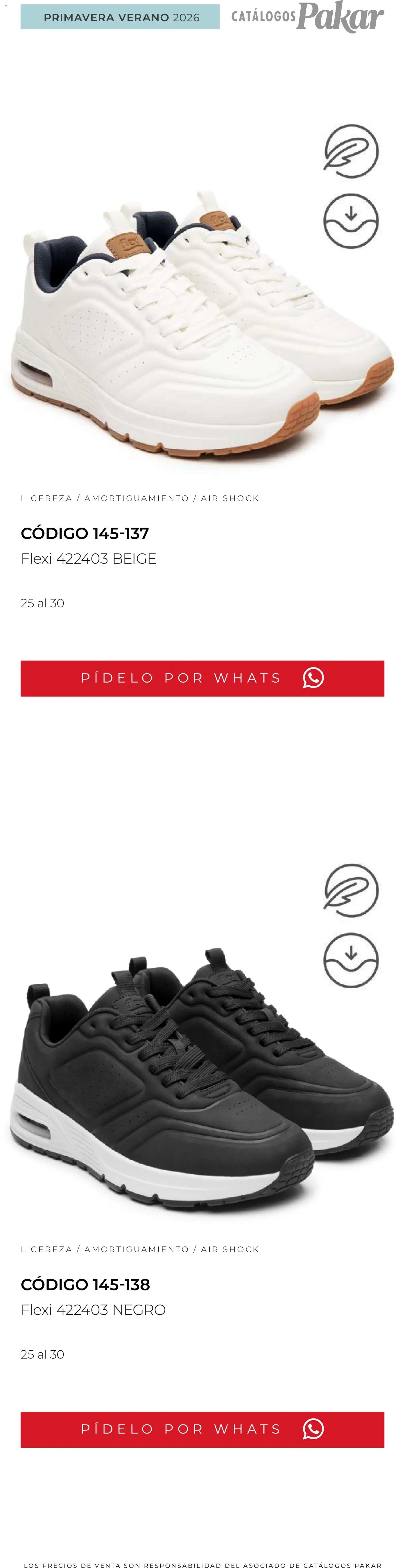 SC Pakar oferta desde 04/03/2026 SC Pakar catálogo Flexi PV26