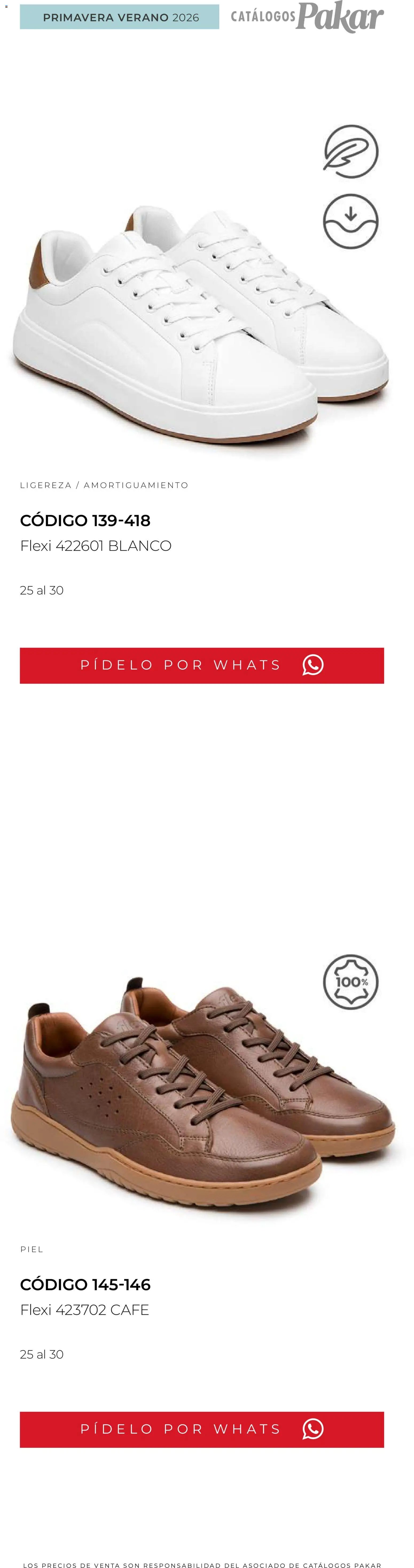 SC Pakar oferta desde 04/03/2026 SC Pakar catálogo Flexi PV26