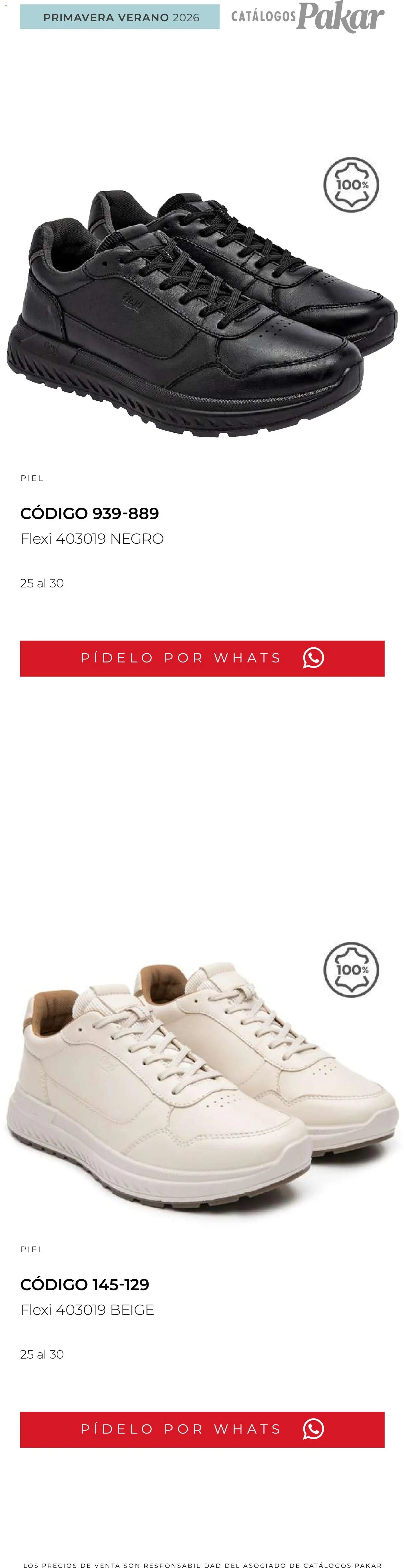 SC Pakar oferta desde 04/03/2026 SC Pakar catálogo Flexi PV26