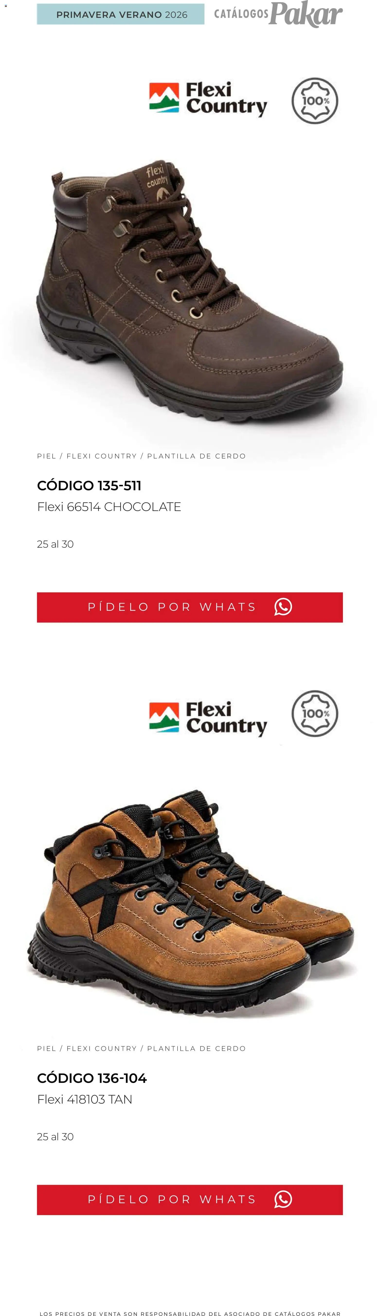 SC Pakar oferta desde 04/03/2026 SC Pakar catálogo Flexi PV26