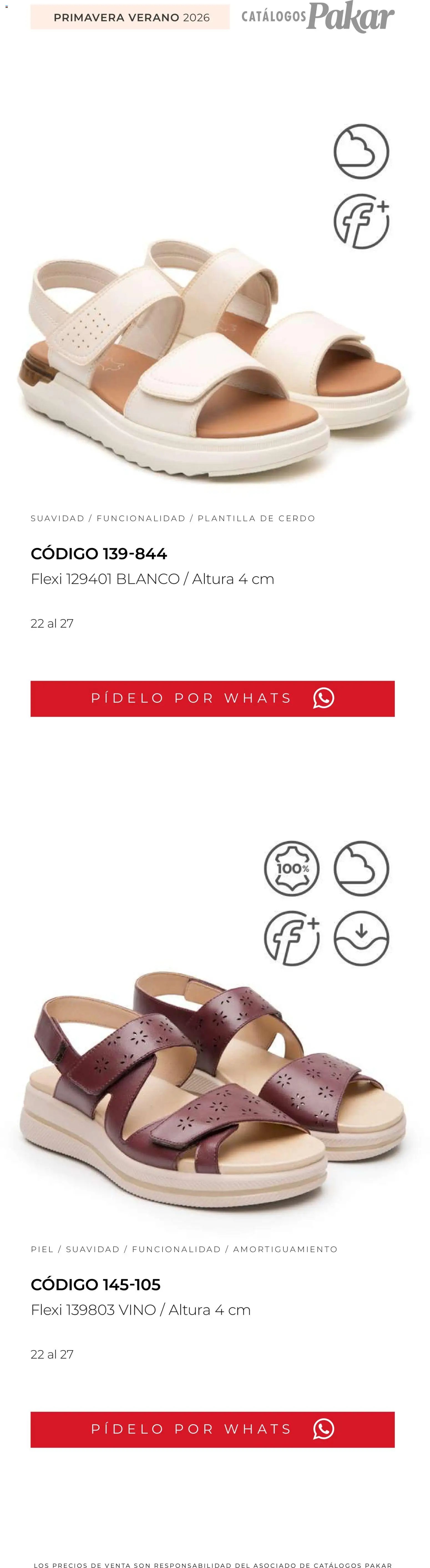 SC Pakar oferta desde 04/03/2026 SC Pakar catálogo Flexi PV26