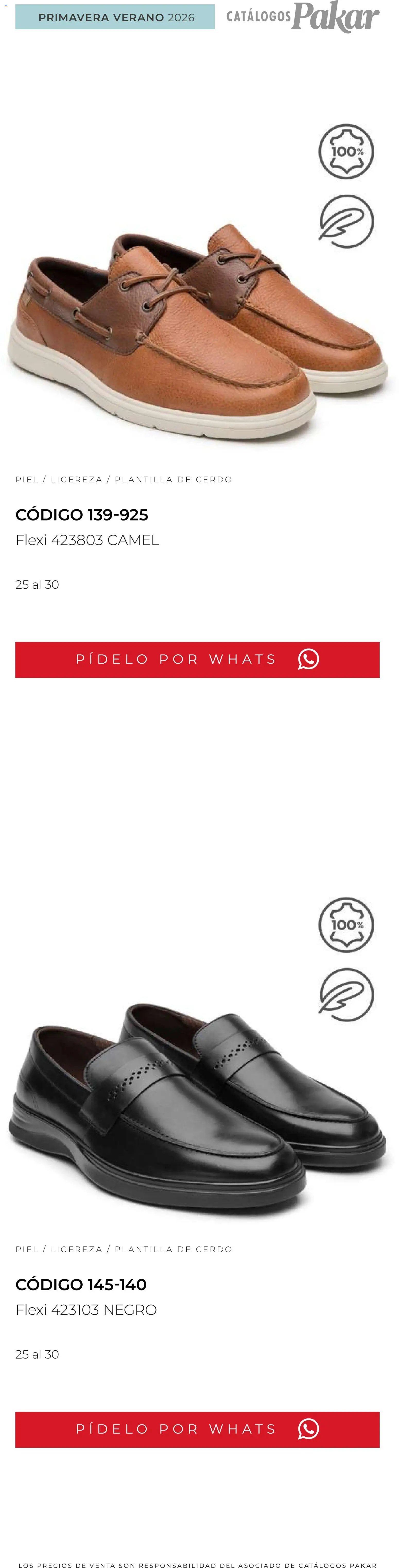 SC Pakar oferta desde 04/03/2026 SC Pakar catálogo Flexi PV26