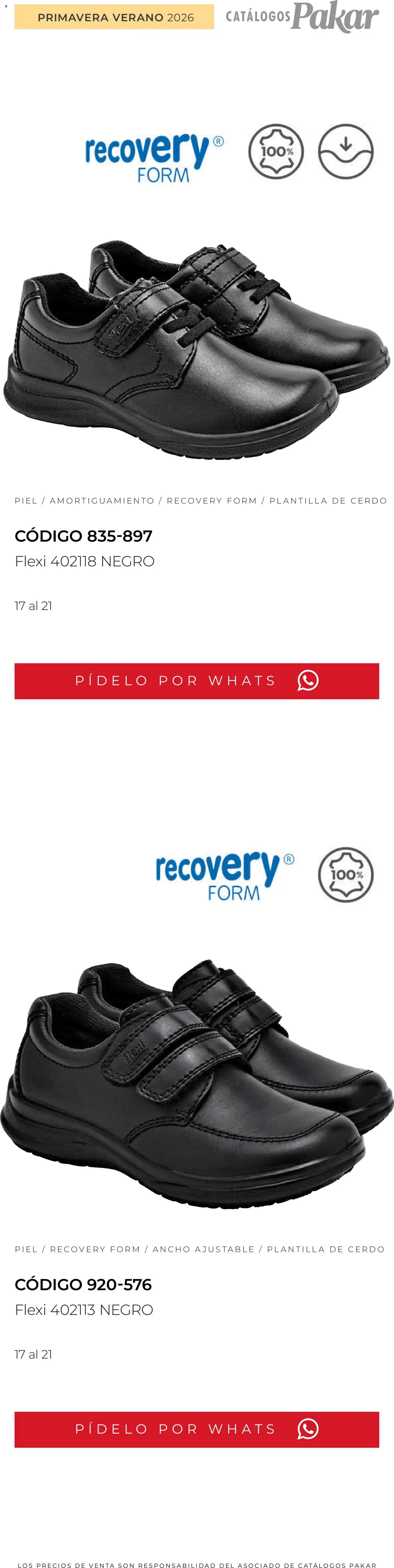 SC Pakar oferta desde 04/03/2026 SC Pakar catálogo Flexi PV26