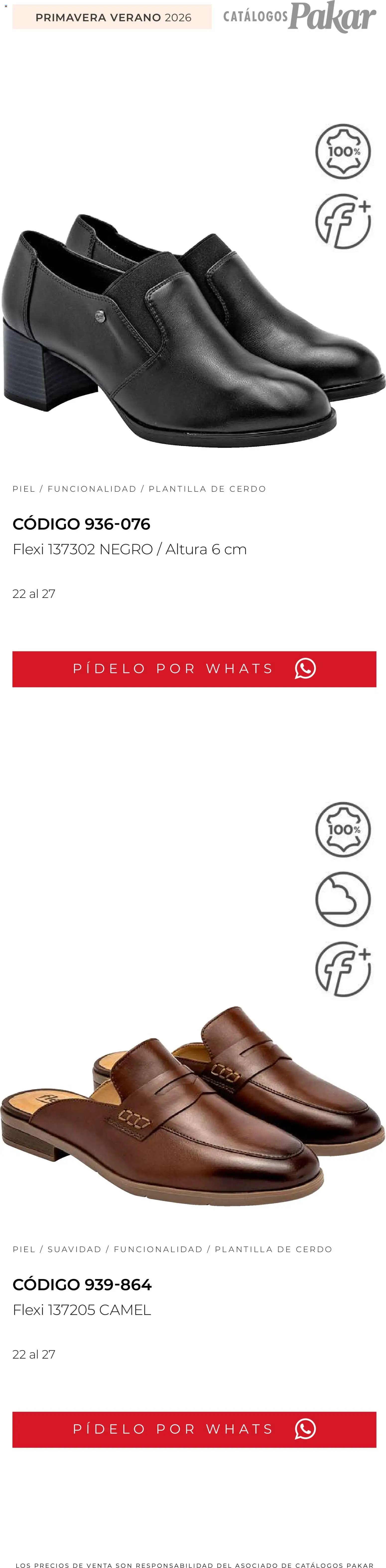 SC Pakar oferta desde 04/03/2026 SC Pakar catálogo Flexi PV26