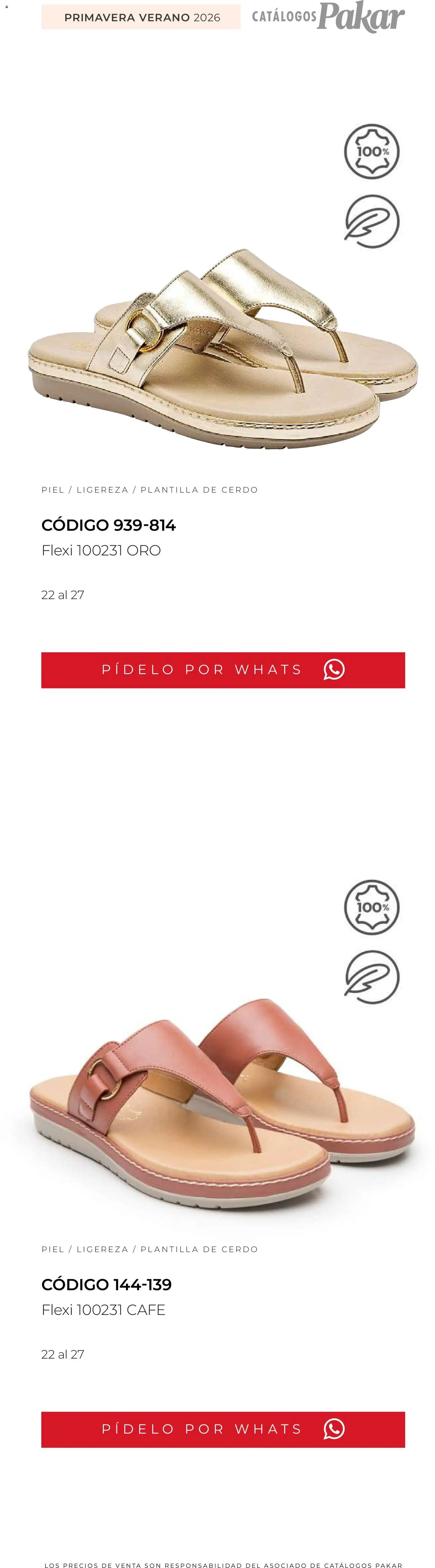 SC Pakar oferta desde 04/03/2026 SC Pakar catálogo Flexi PV26