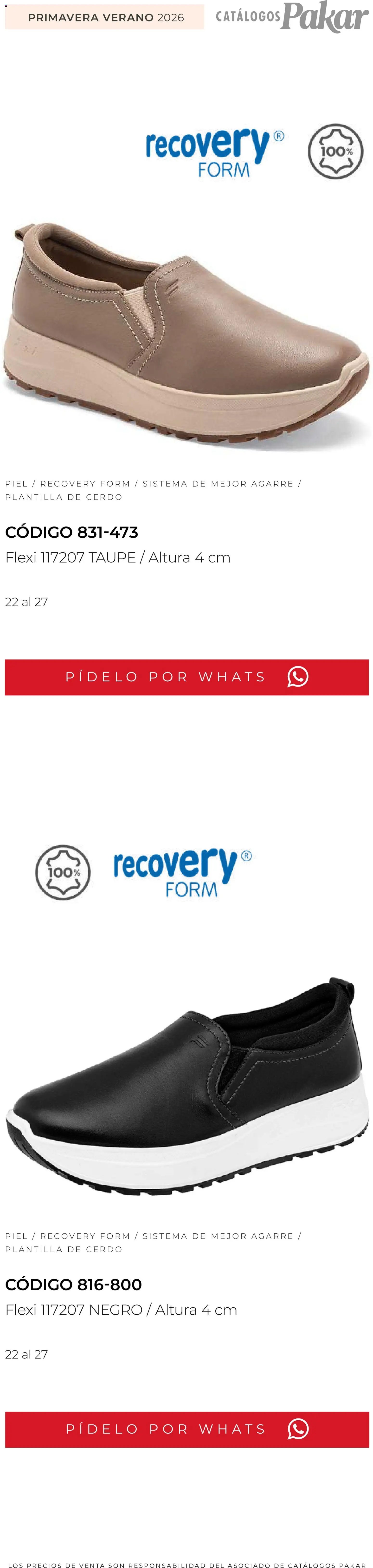 SC Pakar oferta desde 04/03/2026 SC Pakar catálogo Flexi PV26