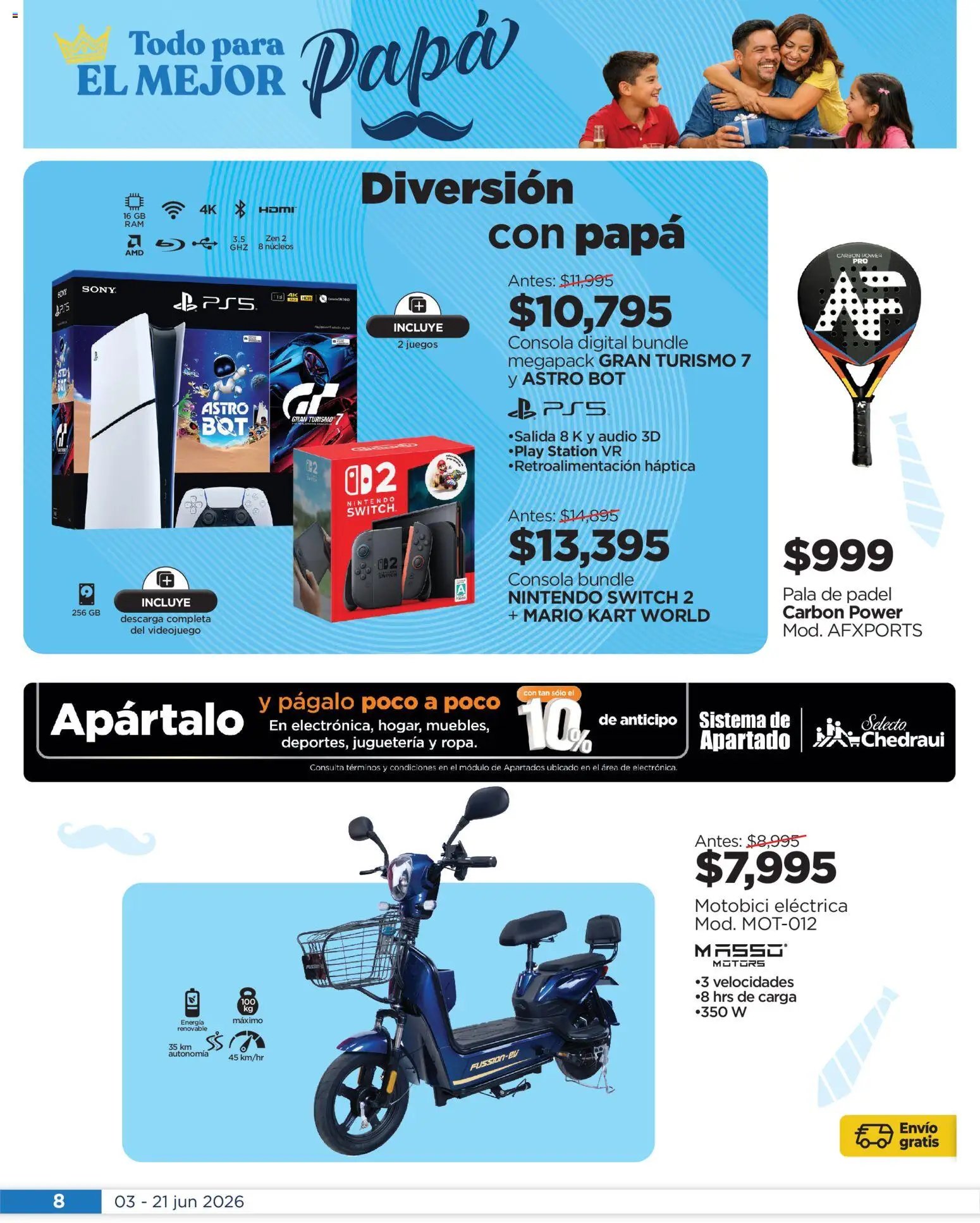 Chedraui oferta desde 03/06/2026 Chedraui folleto Llevarte más cuesta menos