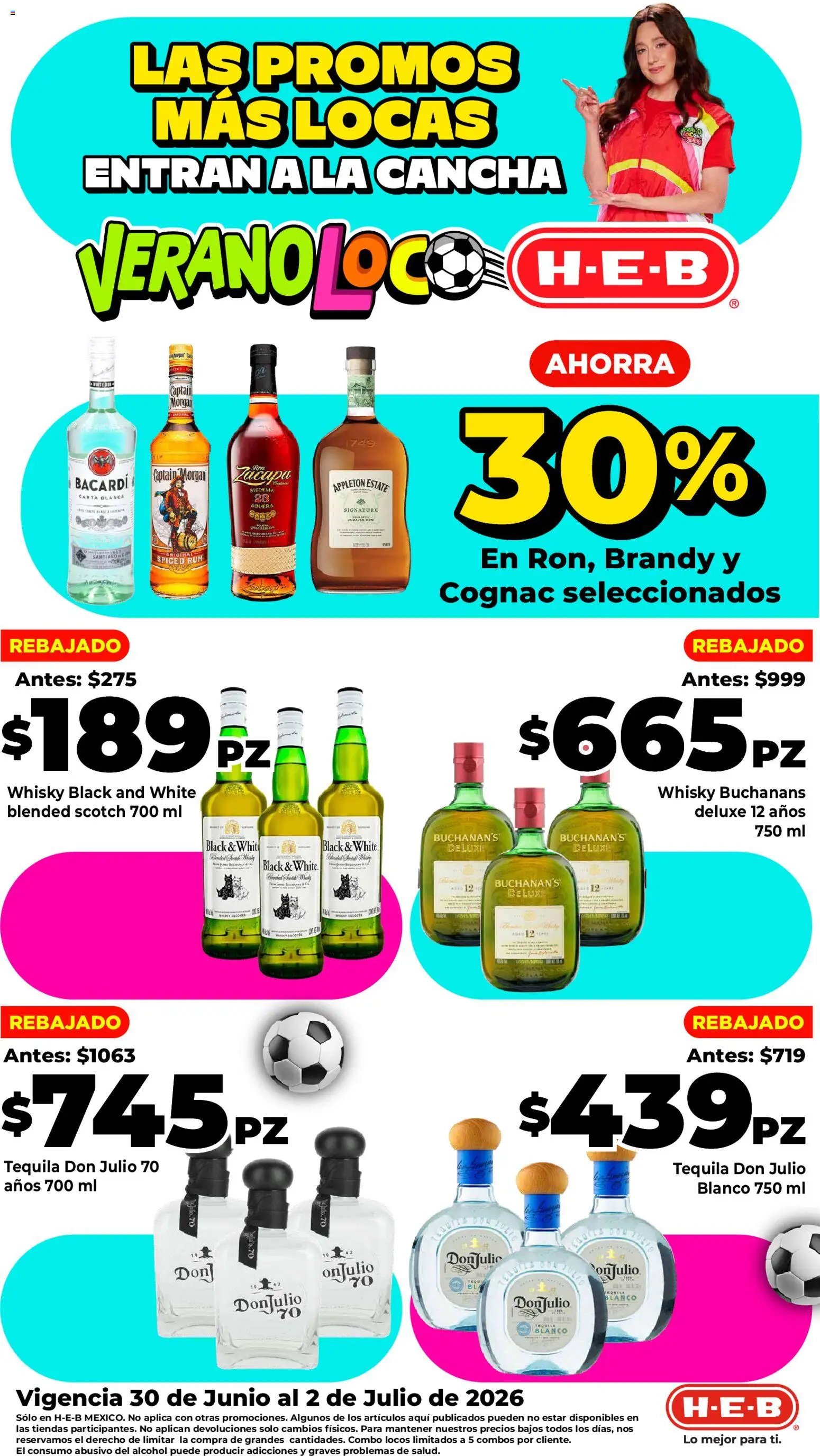 H-E-B oferta desde 30/06/2026 H-E-B folleto Las promos más locas