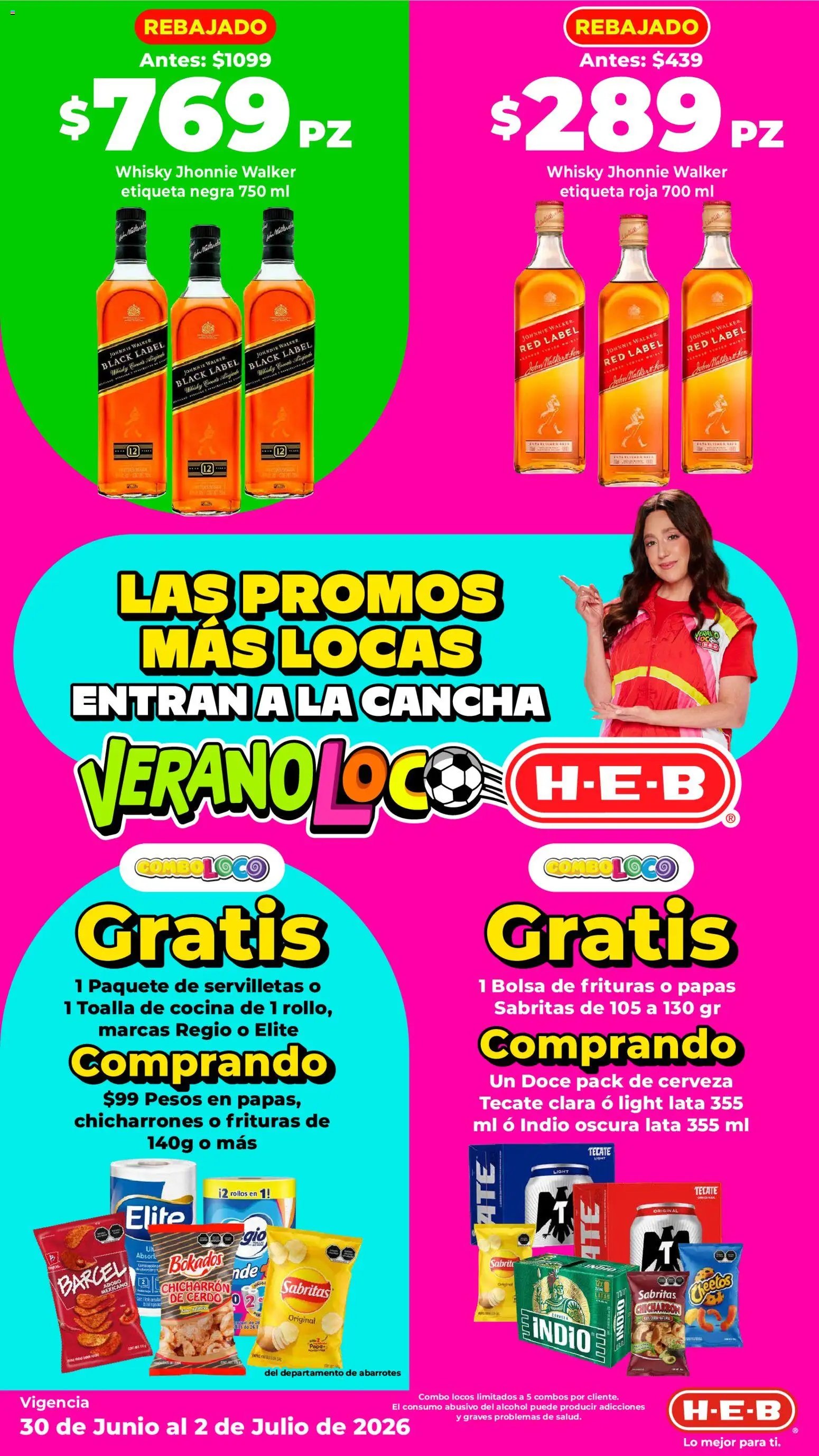 H-E-B oferta desde 30/06/2026 H-E-B folleto Las promos más locas