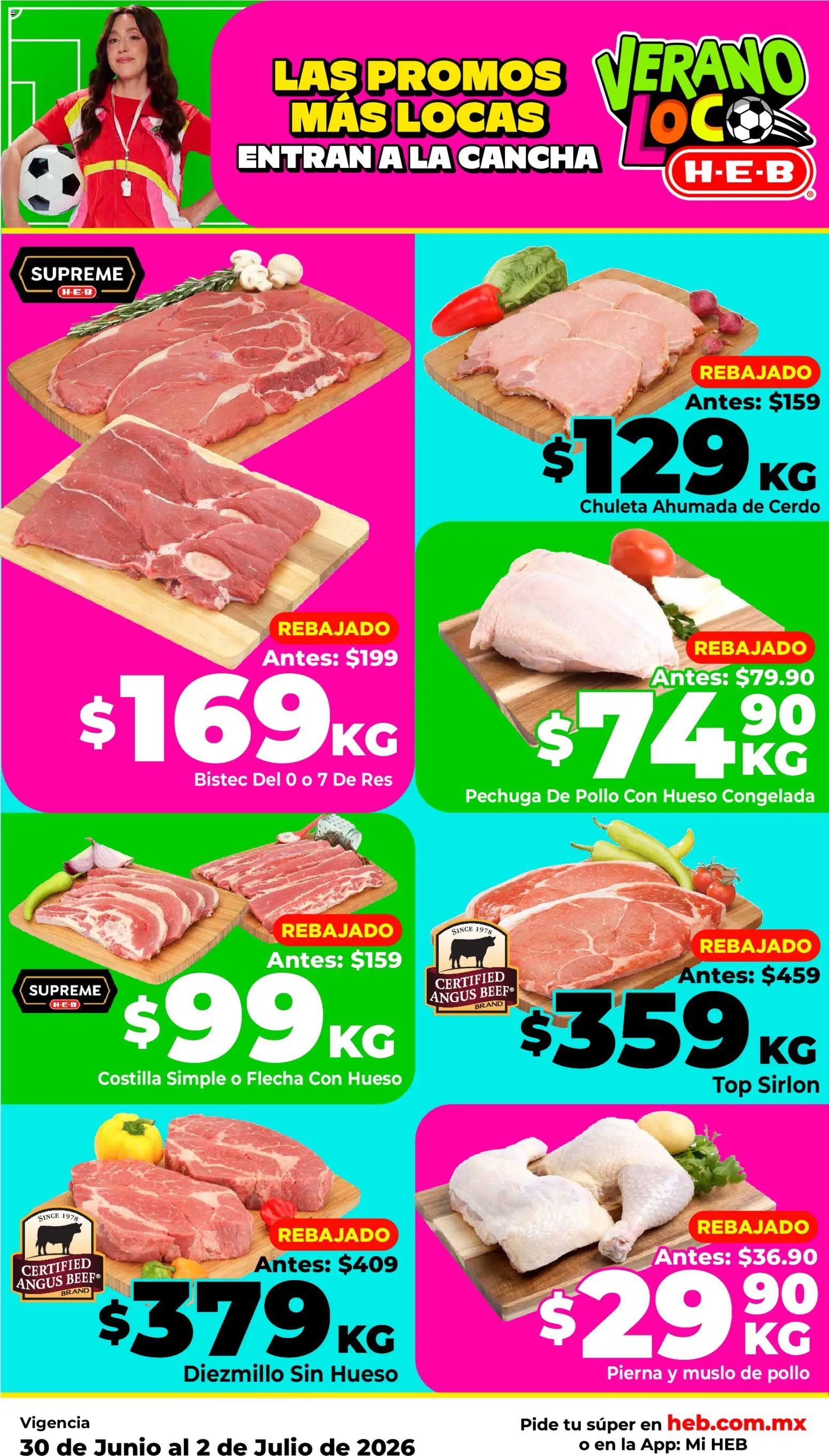 H-E-B oferta desde 30/06/2026 H-E-B folleto Las promos más locas
