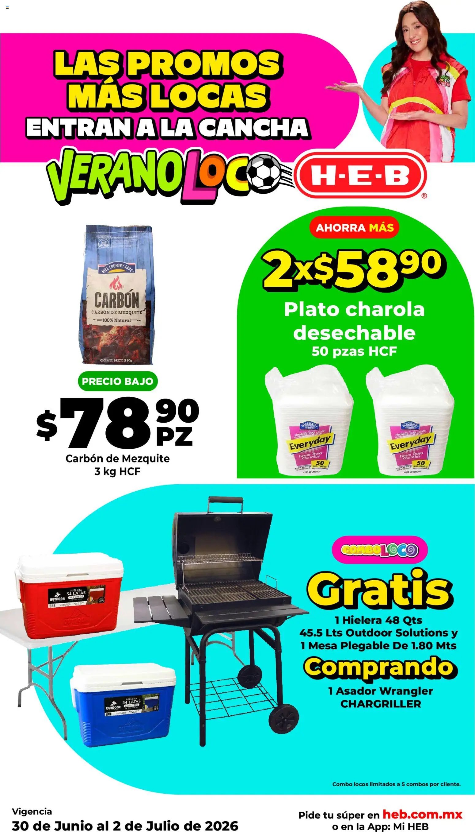 H-E-B oferta desde 30/06/2026 H-E-B folleto Las promos más locas