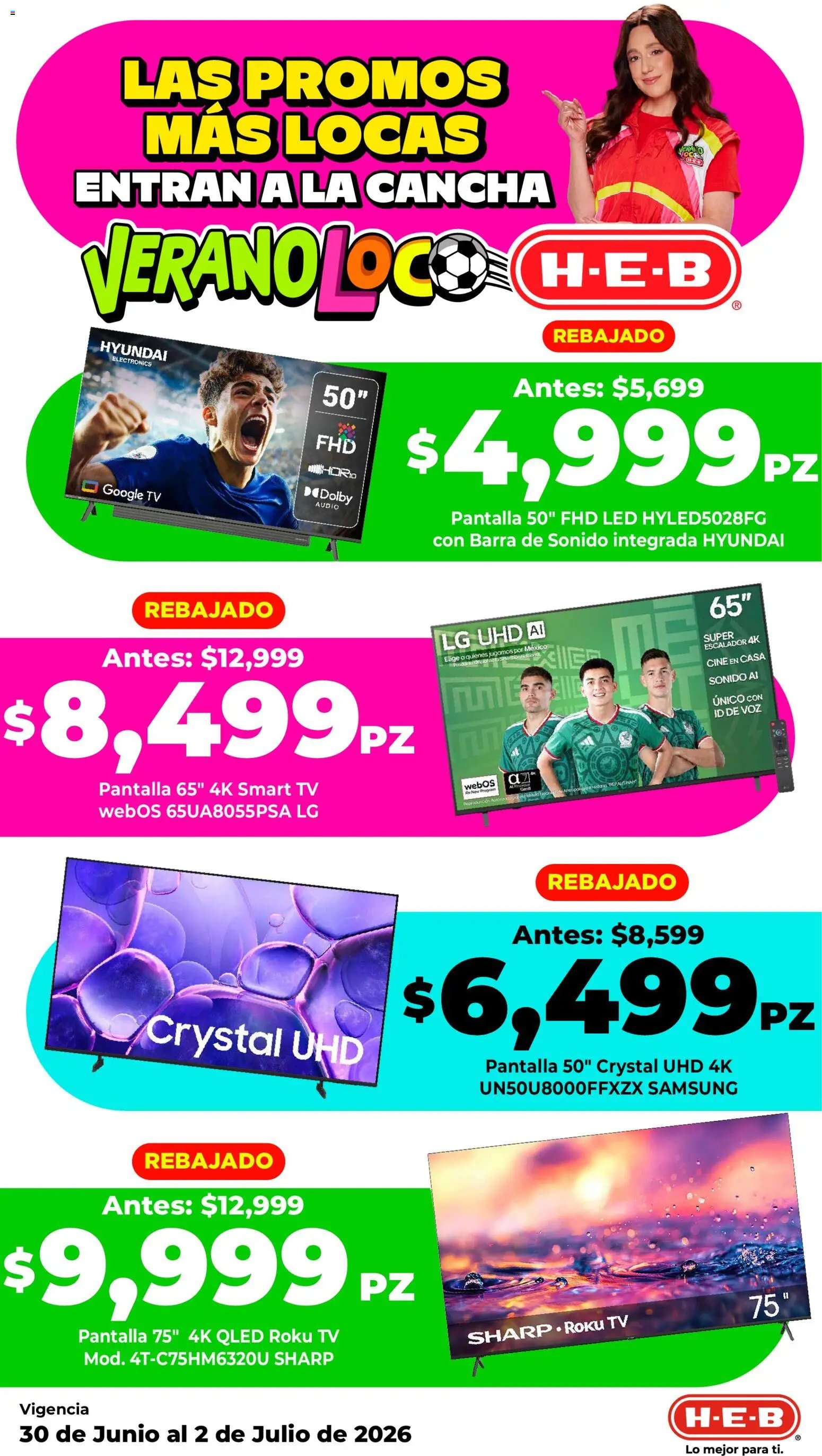 H-E-B oferta desde 30/06/2026 H-E-B folleto Las promos más locas