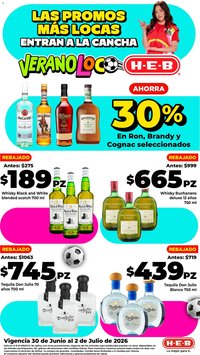 H-E-B oferta desde 30/06/2026 H-E-B folleto Las promos más locas