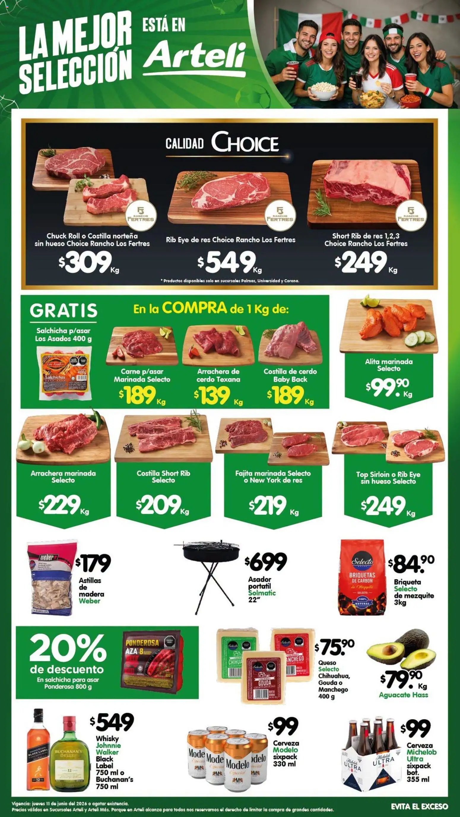 Arteli oferta desde 19/06/2026 Arteli folleto Carnes & Cortes