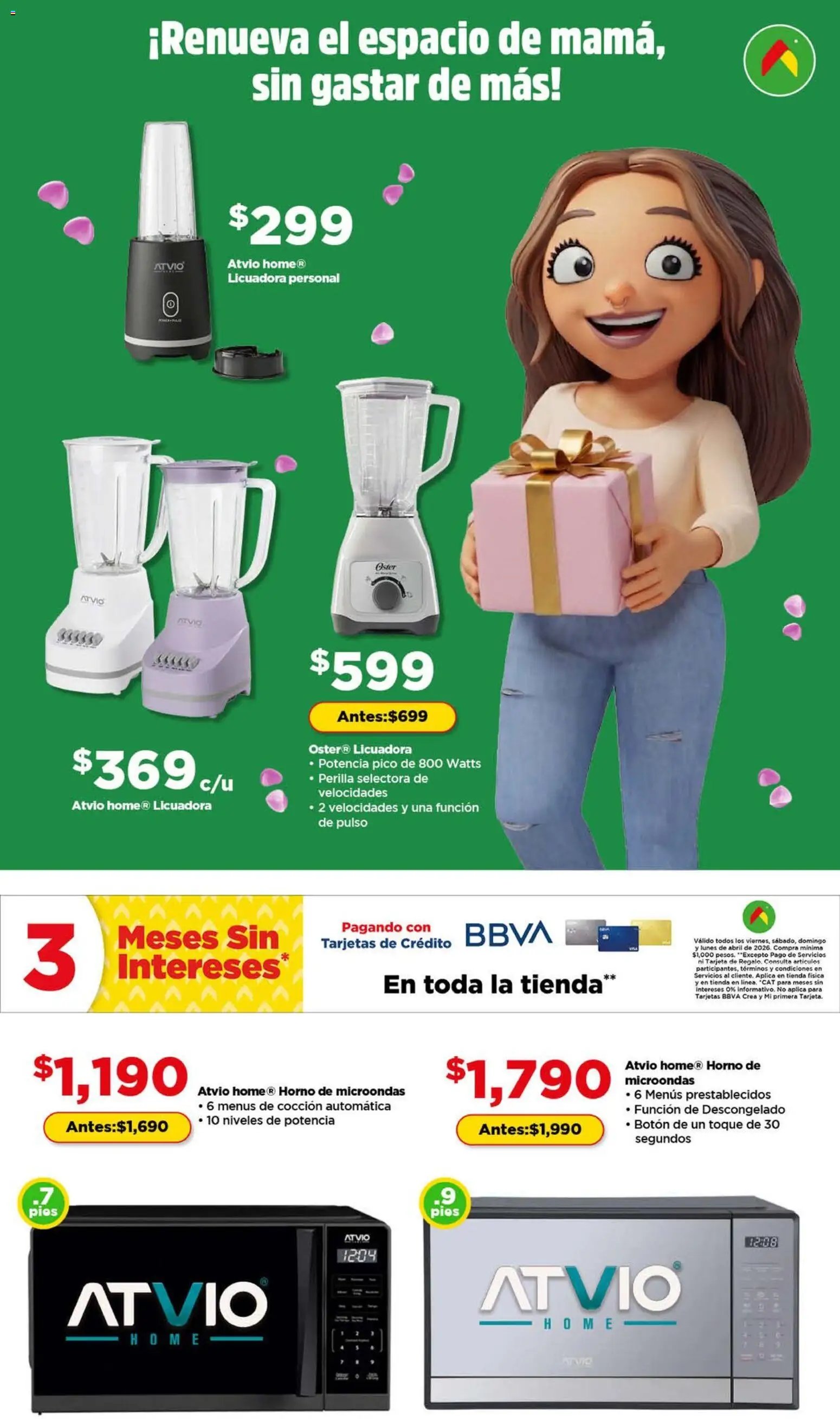 Bodega Aurrerá oferta desde 13/04/2026 Bodega Aurrerá folleto Aqui sí te alcanza este Día de las Madres (2026-04-13 - 2026-05-12)