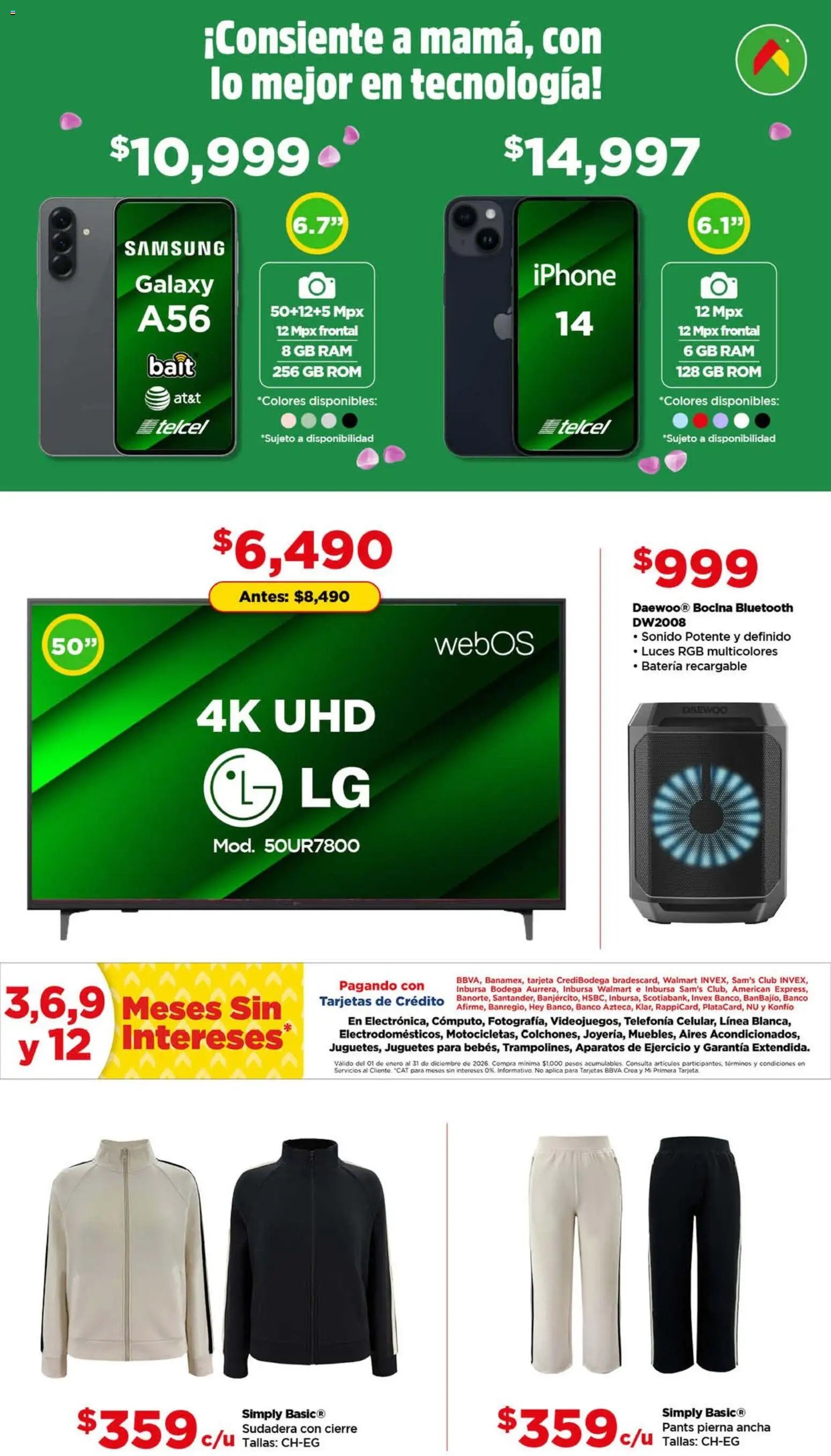 Bodega Aurrerá oferta desde 13/04/2026 Bodega Aurrerá folleto Aqui sí te alcanza este Día de las Madres (2026-04-13 - 2026-05-12)