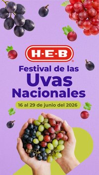 H-E-B oferta desde 16/06/2026 H-E-B folleto Festival Uvas