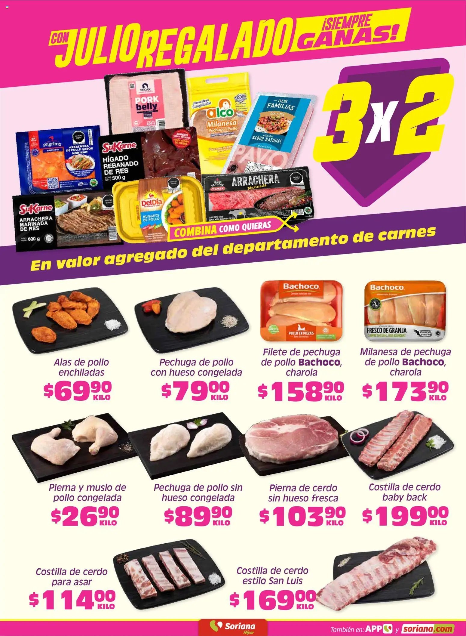 Soriana oferta desde 19/06/2026 Soriana Fin de Semana Híper: Juárez