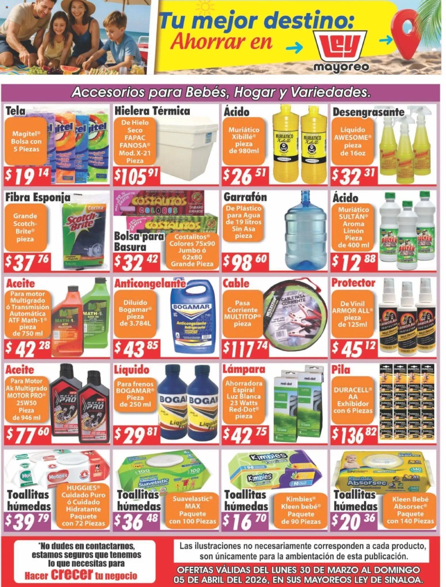 Casa Ley oferta desde 30/03/2026 Casa Ley folleto Sinaloa (2026-03-30 - 2026-04-05)