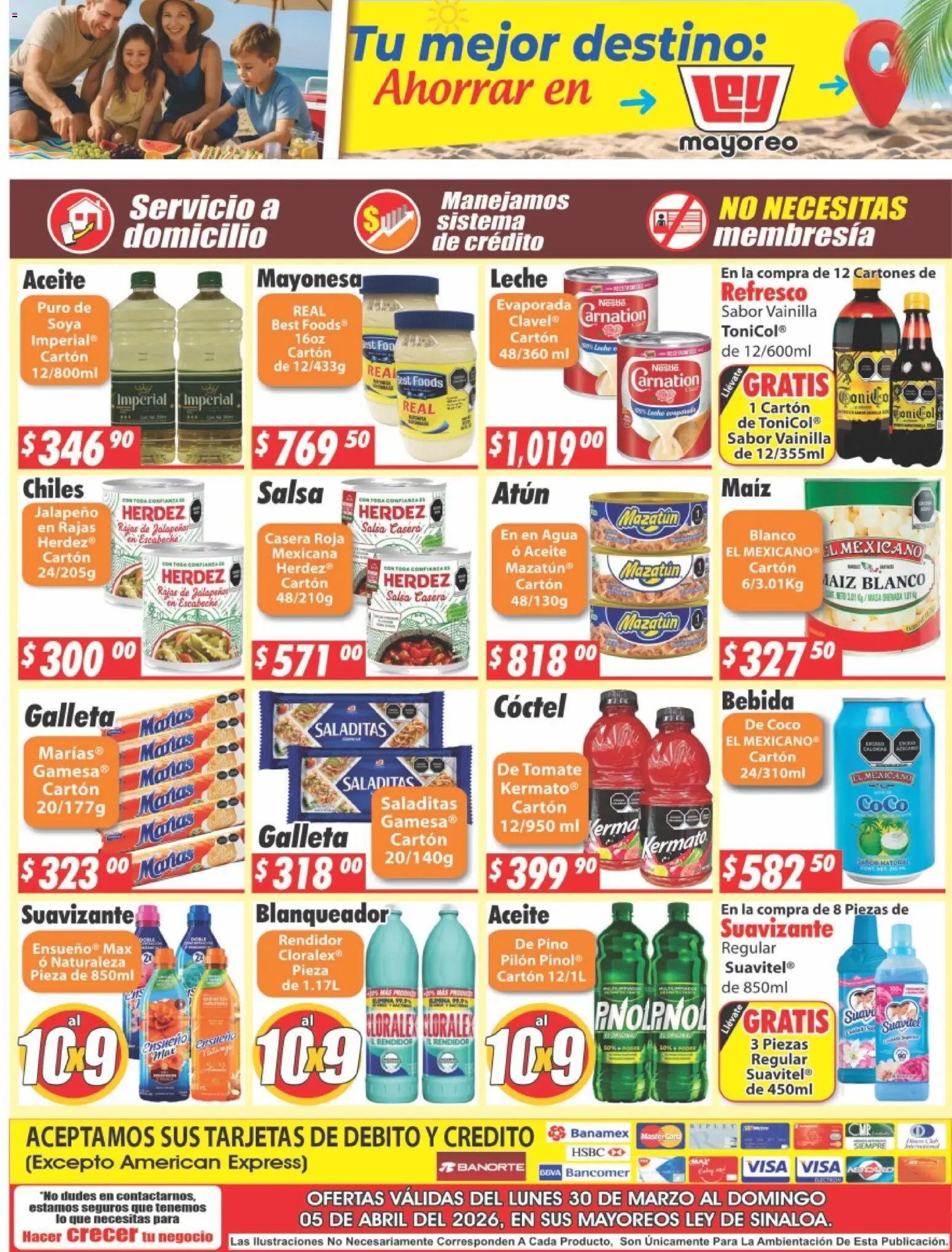 Casa Ley oferta desde 30/03/2026 Casa Ley folleto Sinaloa (2026-03-30 - 2026-04-05)