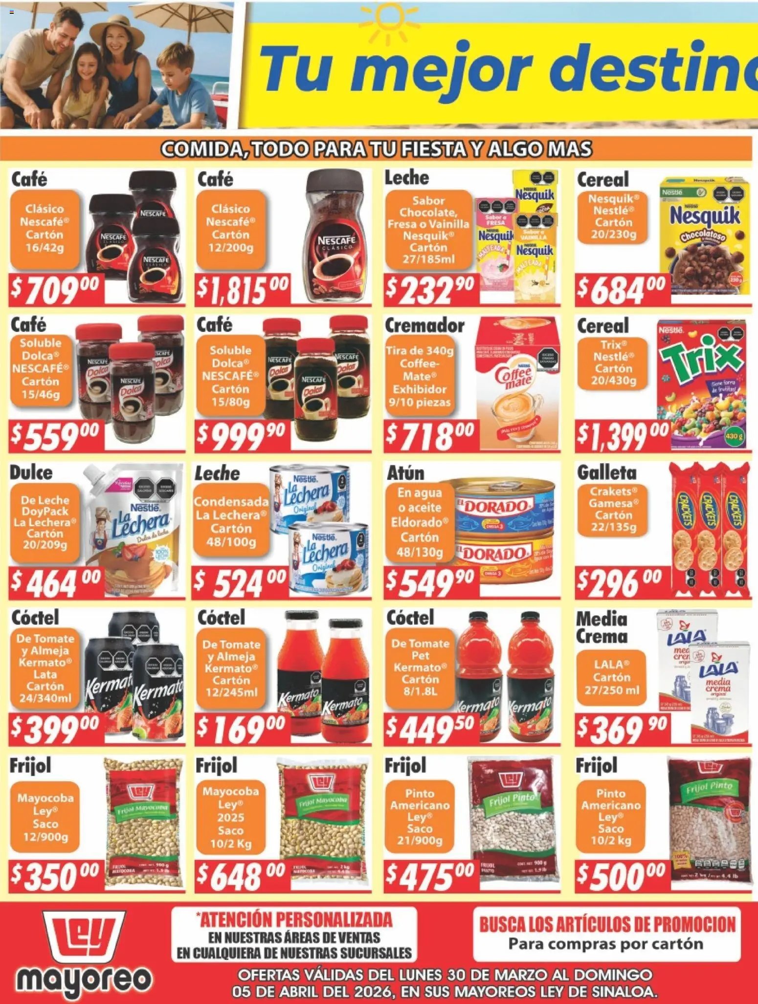 Casa Ley oferta desde 30/03/2026 Casa Ley folleto Sinaloa (2026-03-30 - 2026-04-05)