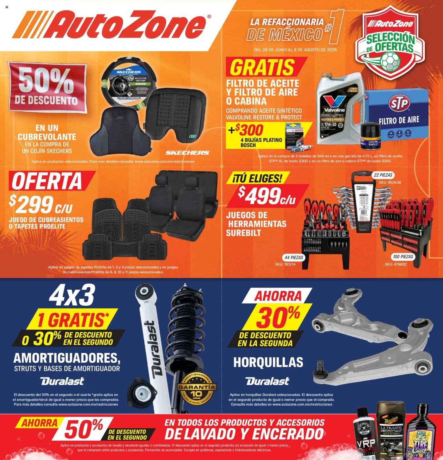 AutoZone oferta desde 28/06/2026 AutoZone catálogo