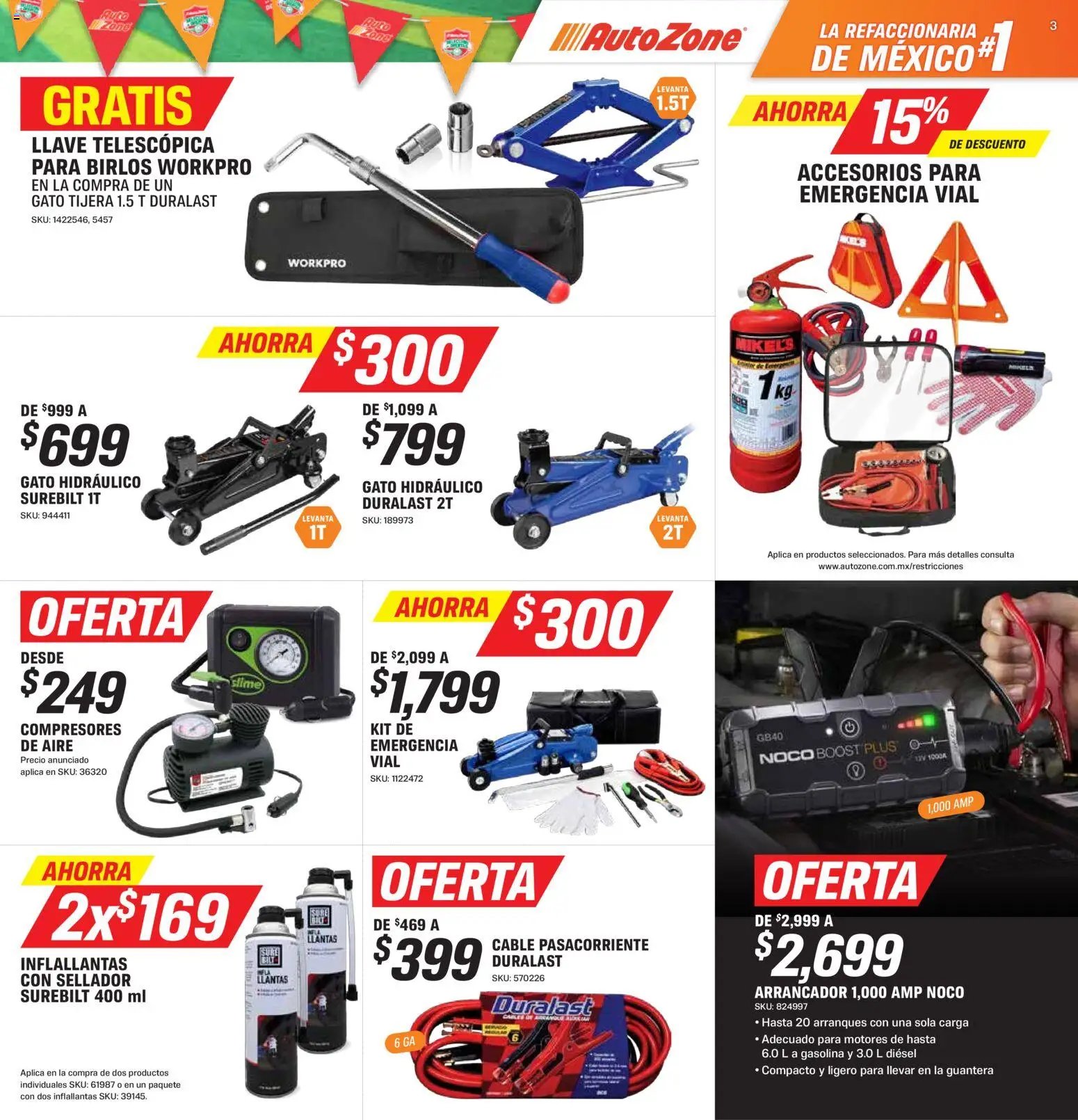 AutoZone oferta desde 28/06/2026 AutoZone catálogo