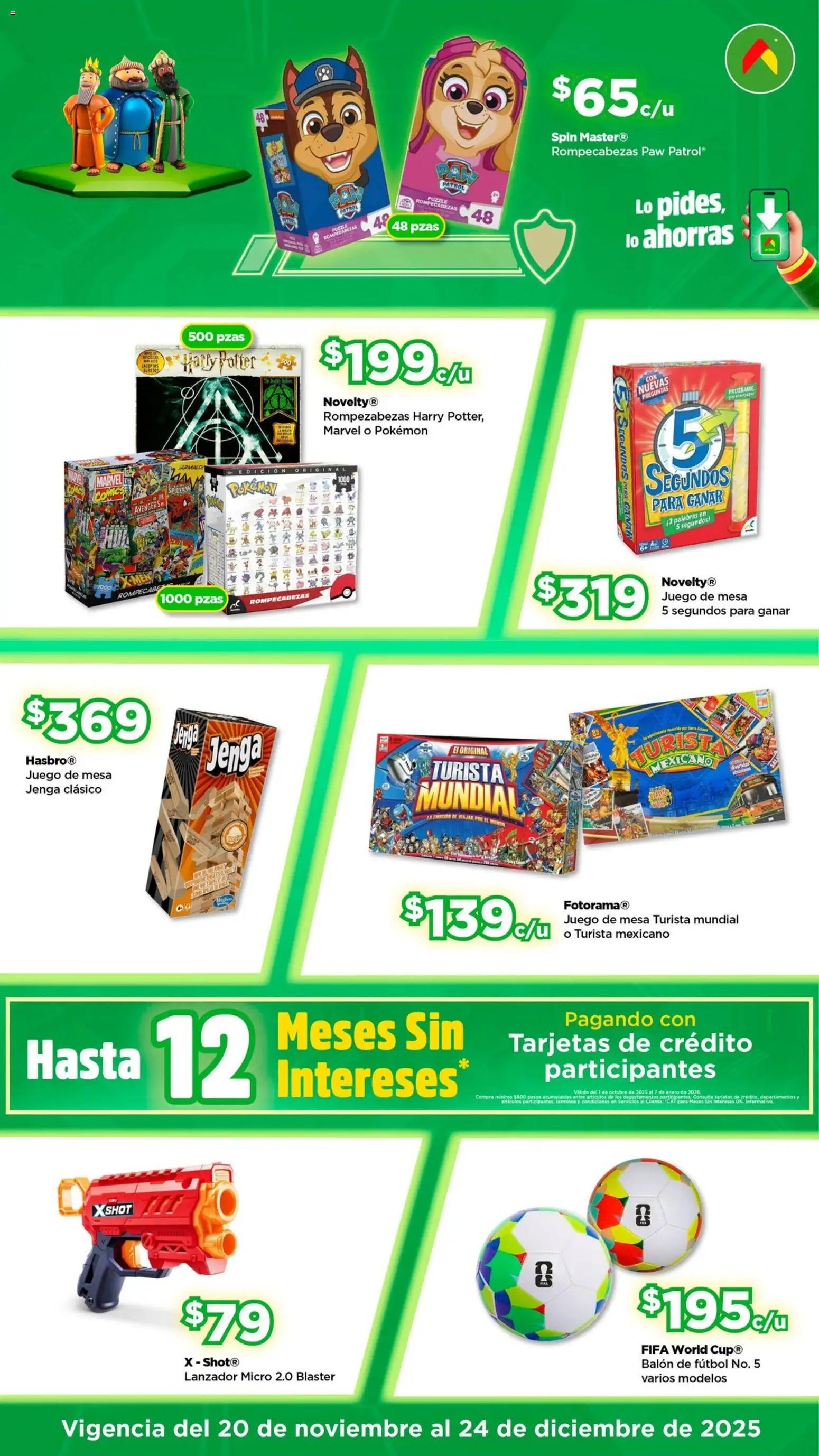 Bodega Aurrerá oferta desde 20/11/2025 Folleto Juguetirama (2025-11-20 - 2025-11-24)