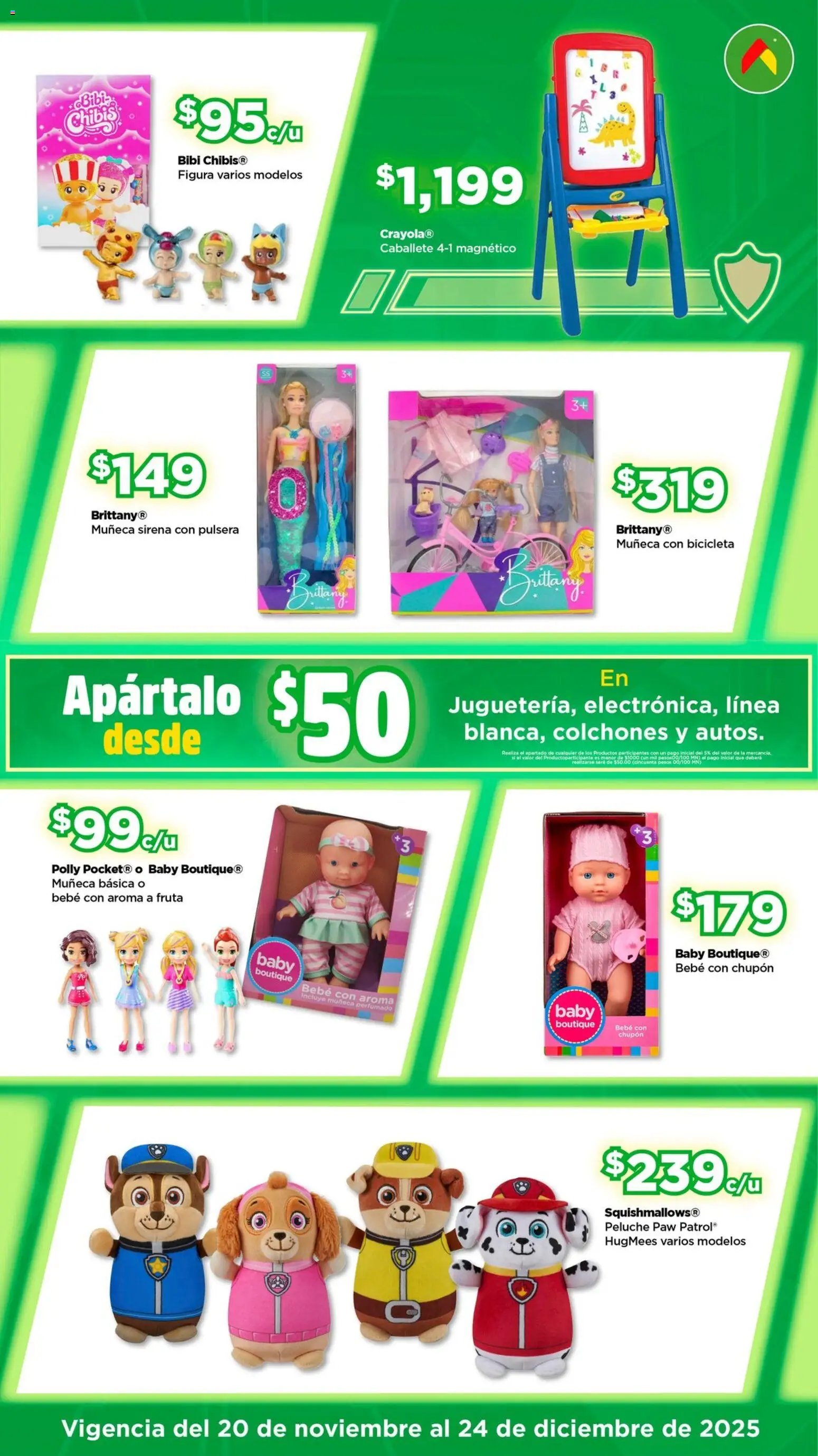 Bodega Aurrerá oferta desde 20/11/2025 Folleto Juguetirama (2025-11-20 - 2025-11-24)