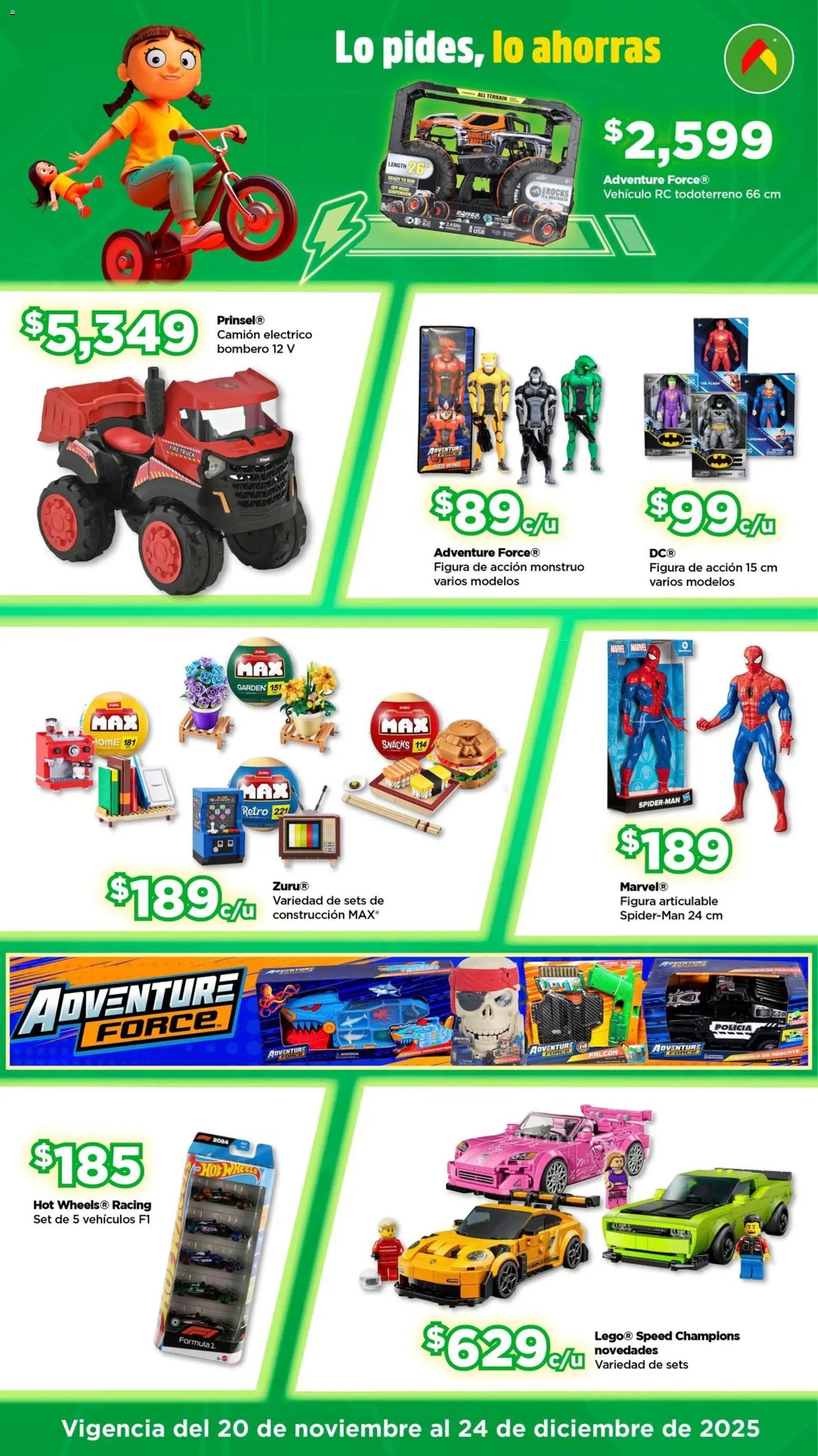 Bodega Aurrerá oferta desde 20/11/2025 Folleto Juguetirama (2025-11-20 - 2025-11-24)