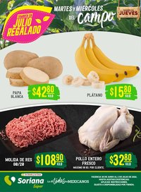 Soriana oferta desde 30/06/2026 Soriana Martes y Miércoles del Campo Súper: Saltillo y Torreón