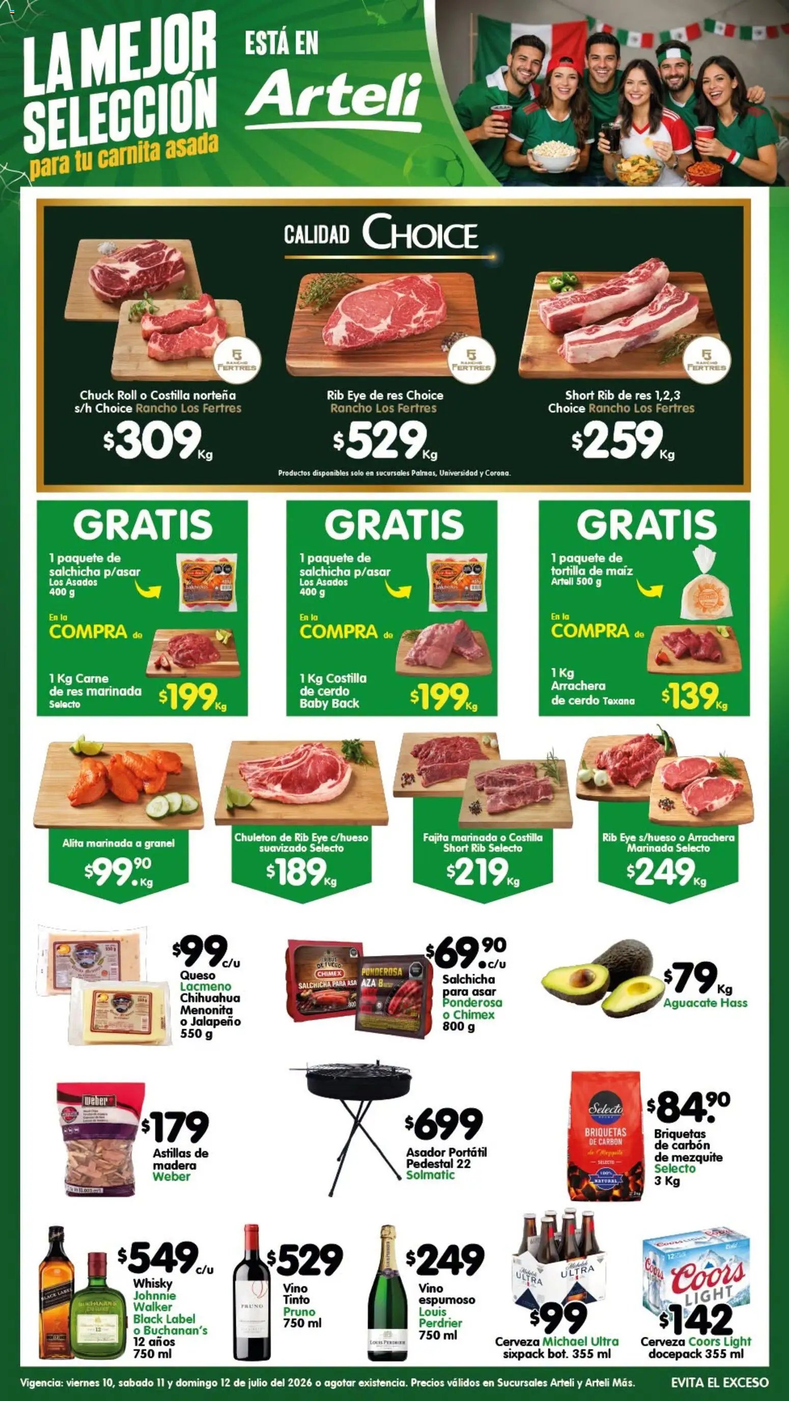 Arteli oferta desde 10/07/2026 Arteli folleto Carnes & Cortes