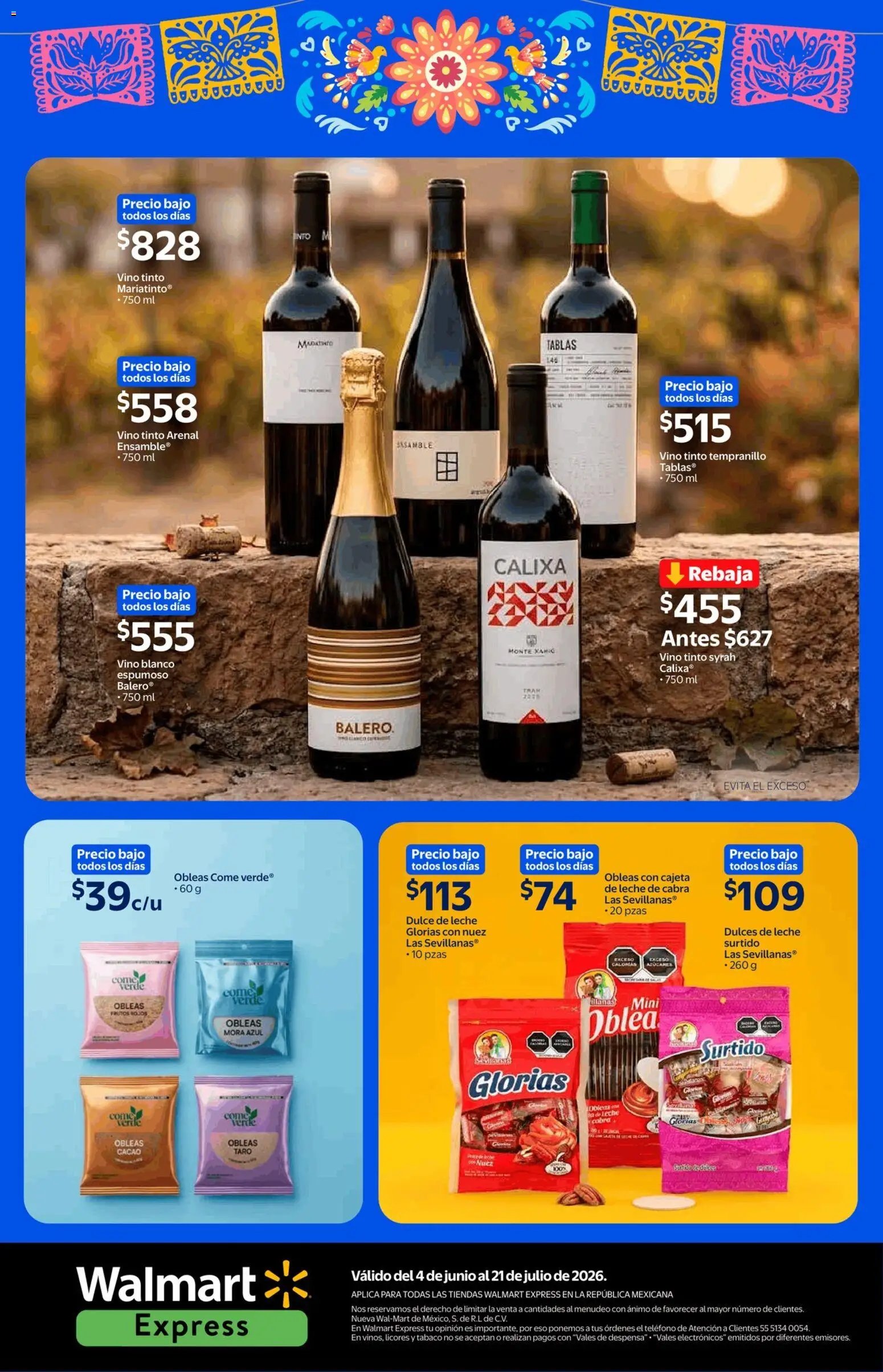 Walmart Express oferta desde 04/06/2026 Walmart Express folleto El corazón de Mexico