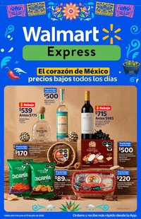 Walmart Express oferta desde 04/06/2026 Walmart Express folleto El corazón de Mexico