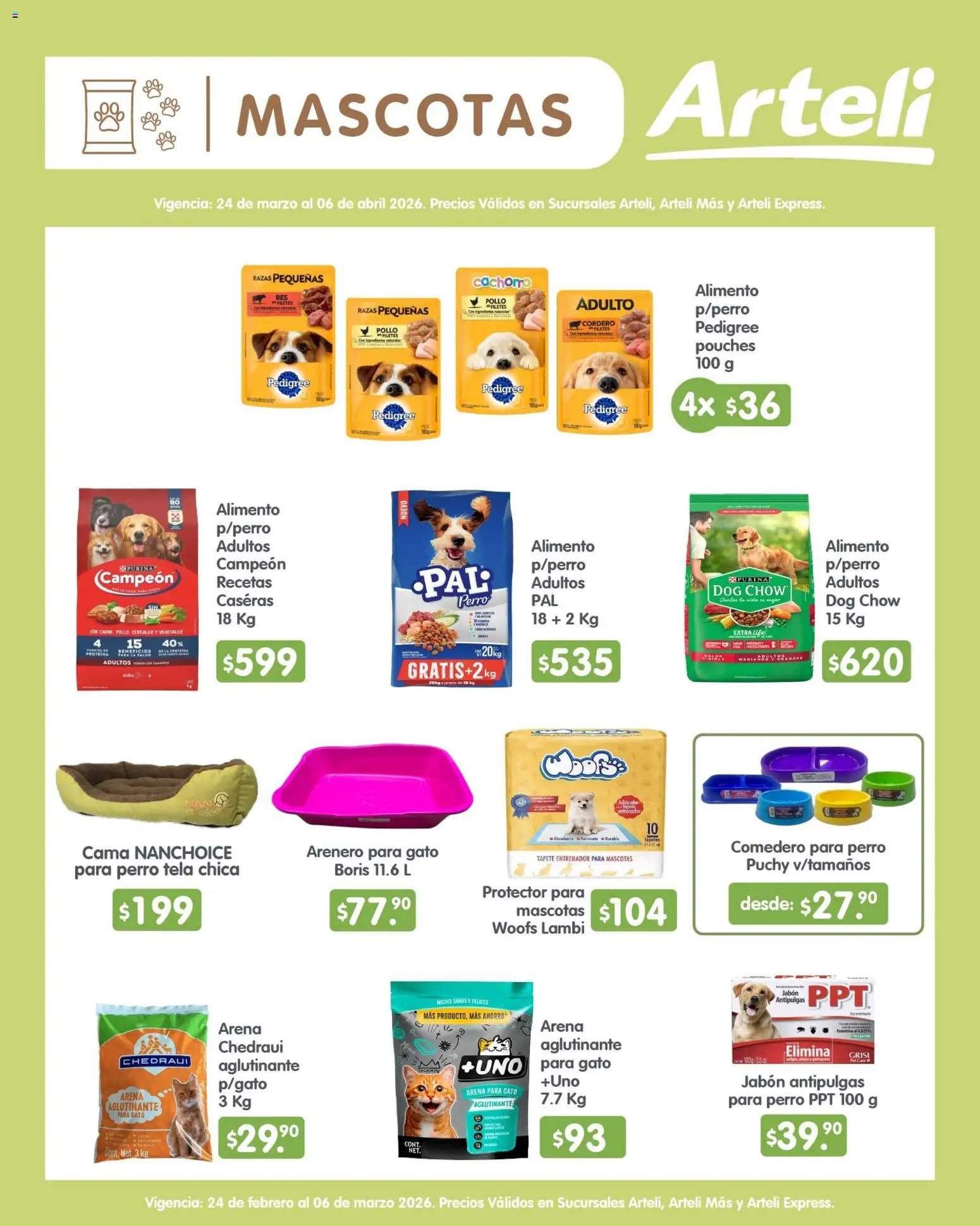 Arteli oferta desde 24/03/2026 Arteli folleto Quincenal (2026-03-24 - 2026-04-06)