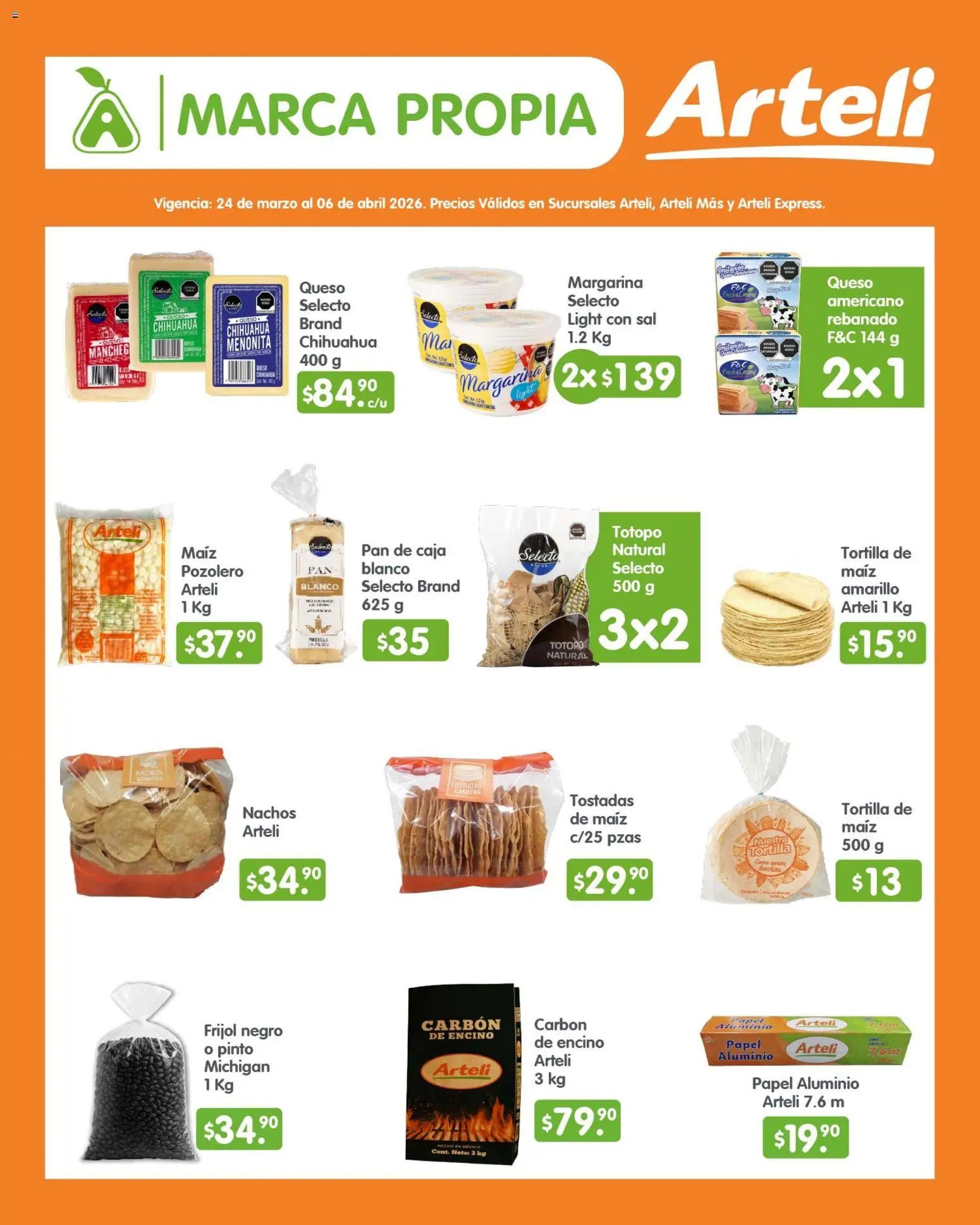 Arteli oferta desde 24/03/2026 Arteli folleto Quincenal (2026-03-24 - 2026-04-06)