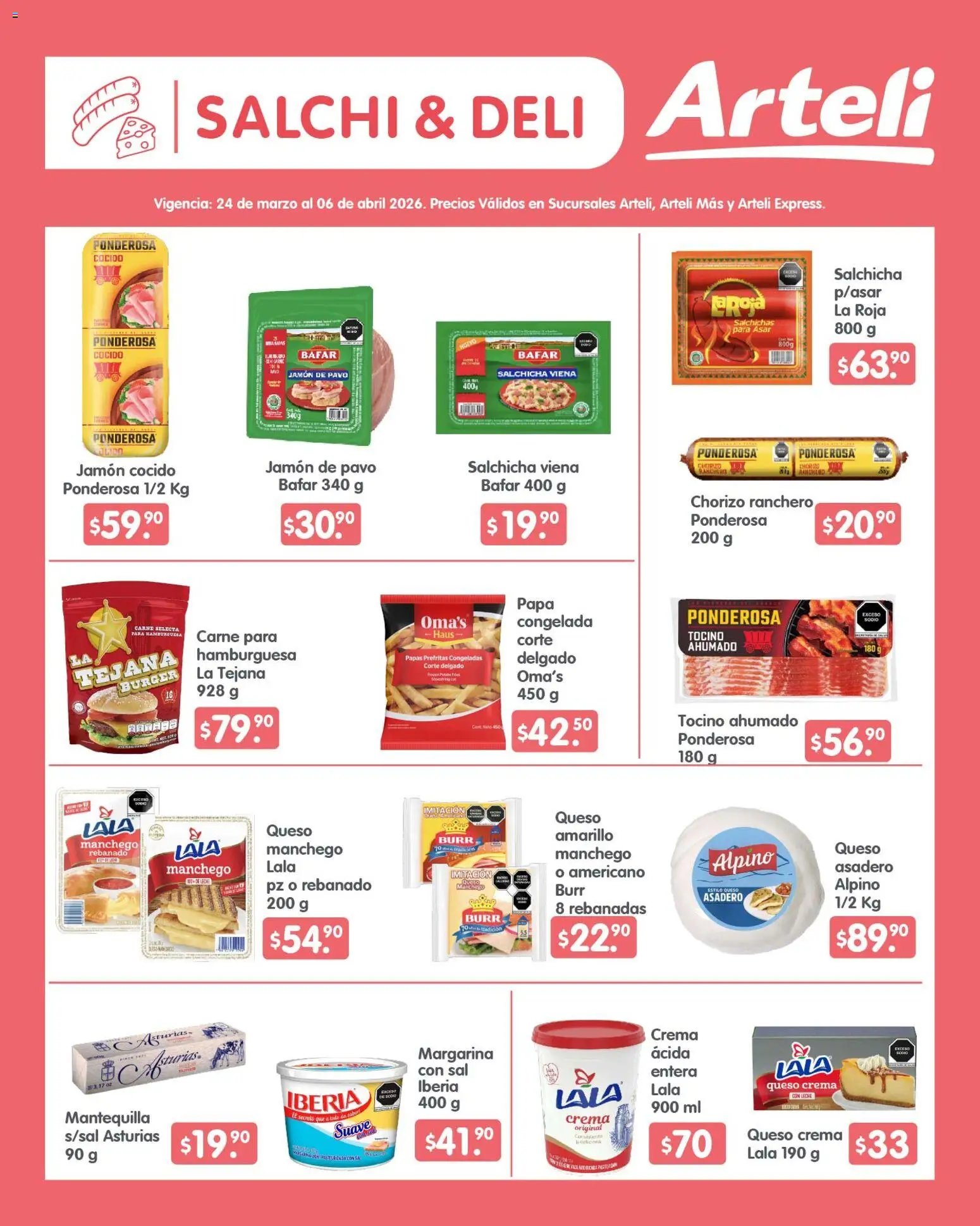 Arteli oferta desde 24/03/2026 Arteli folleto Quincenal (2026-03-24 - 2026-04-06)