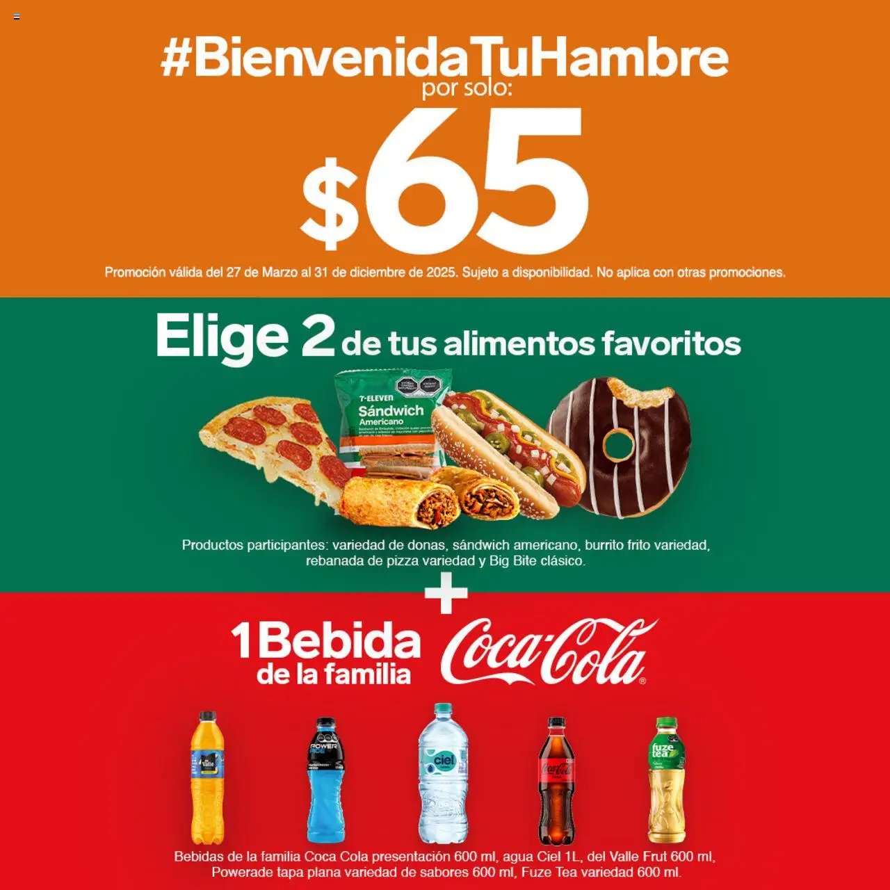 7-Eleven oferta desde 27/03/2025 Promociones (2025-03-27 - 2025-12-31)