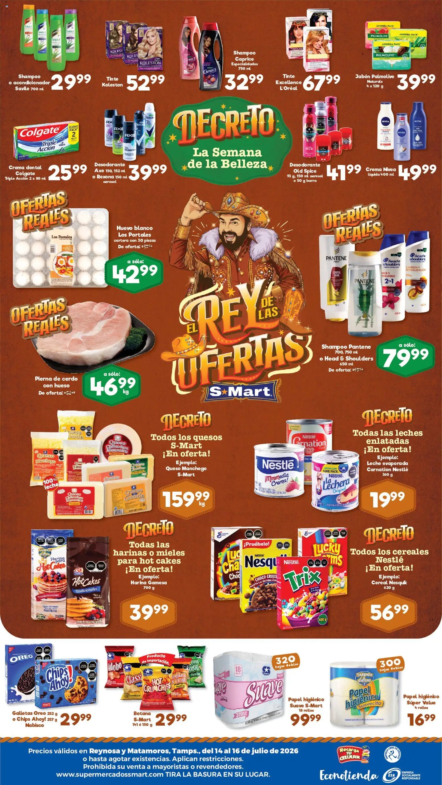 S-Mart oferta desde 14/07/2026 S-Mart folleto Reynosa